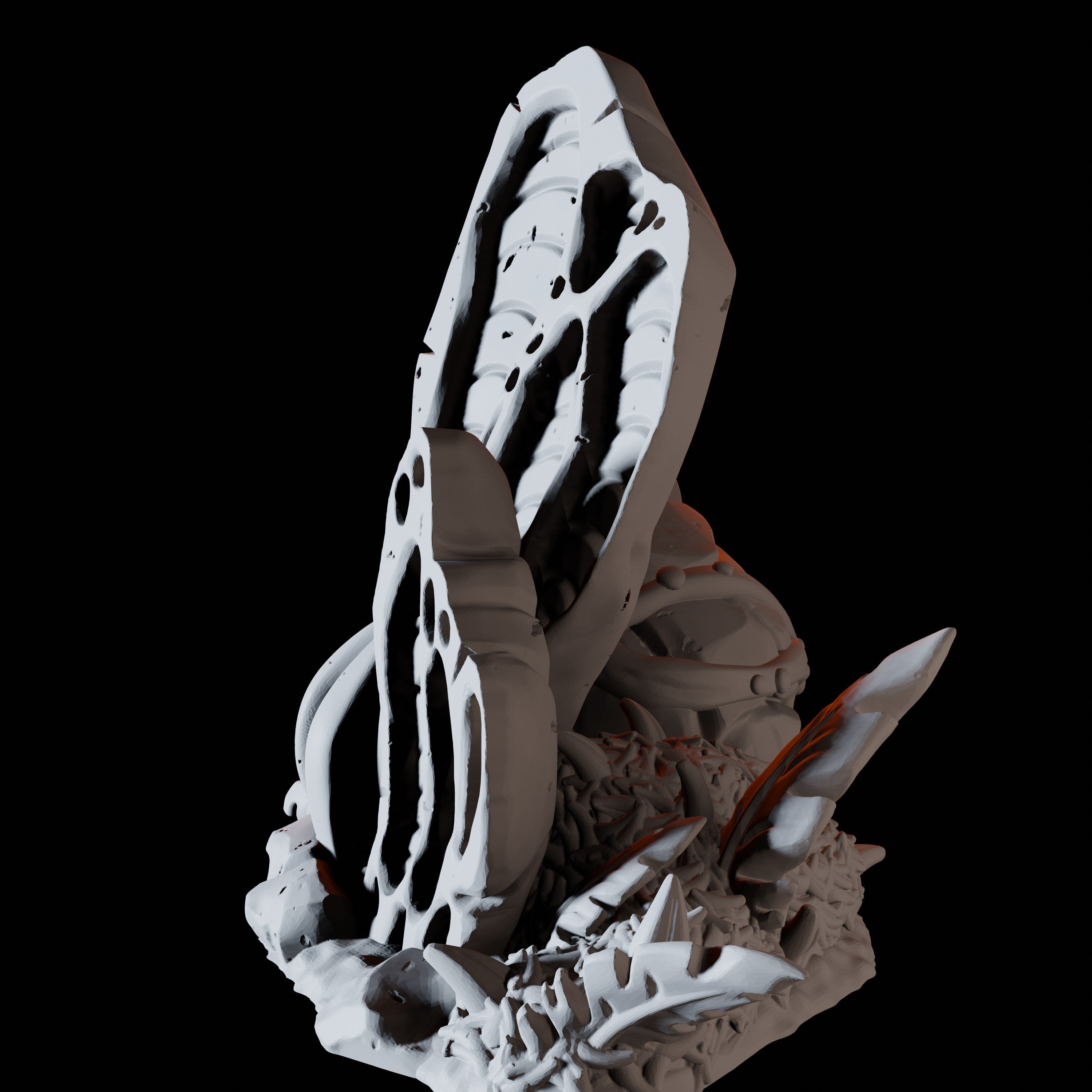 Hollow Mushroom Miniature for Dungeons and Dragons, Pathfinder or other TTRPGs