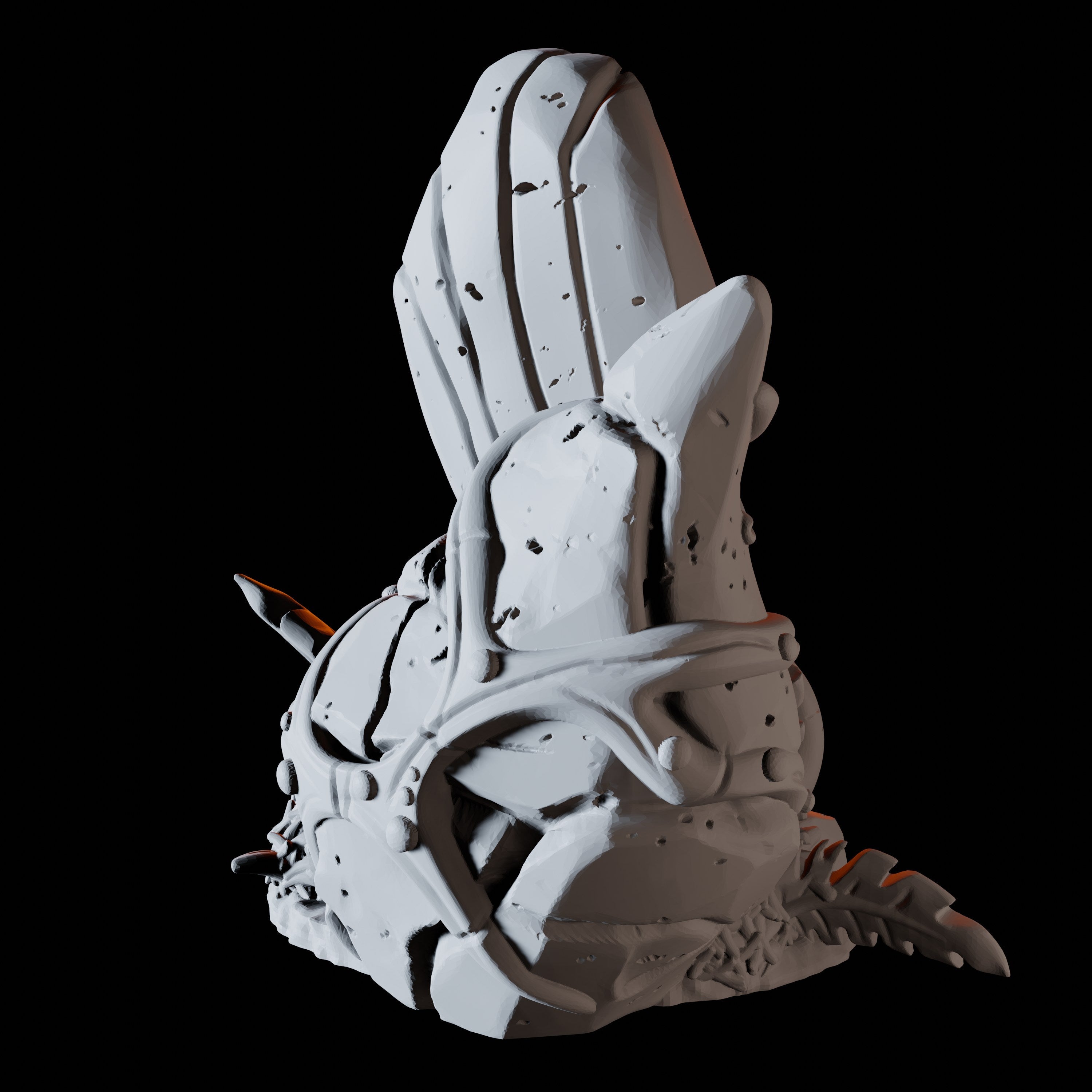 Hollow Mushroom Miniature for Dungeons and Dragons, Pathfinder or other TTRPGs