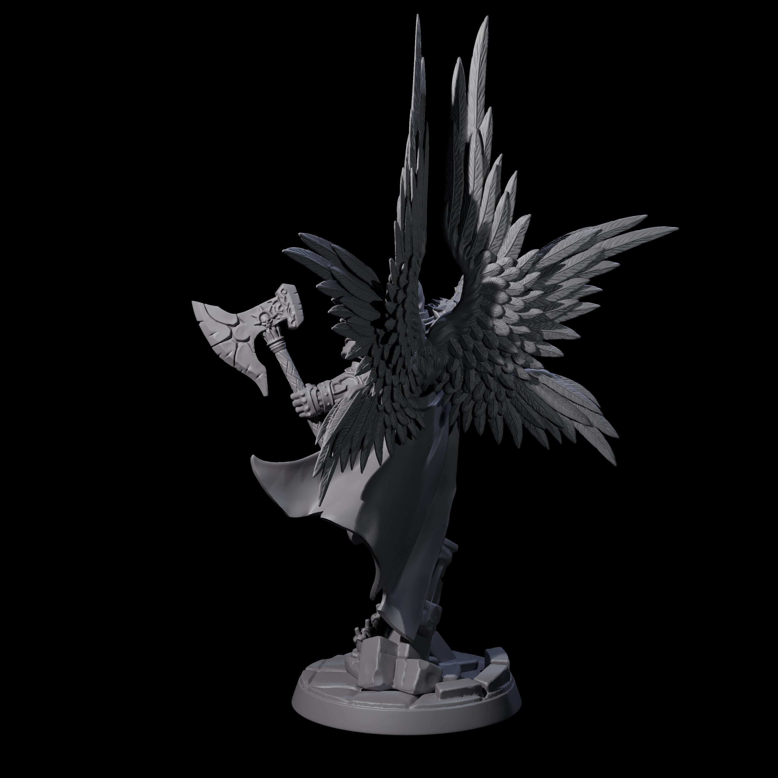 Holy Angel of Justice Miniature for Dungeons and Dragons, Pathfinder or other TTRPGs