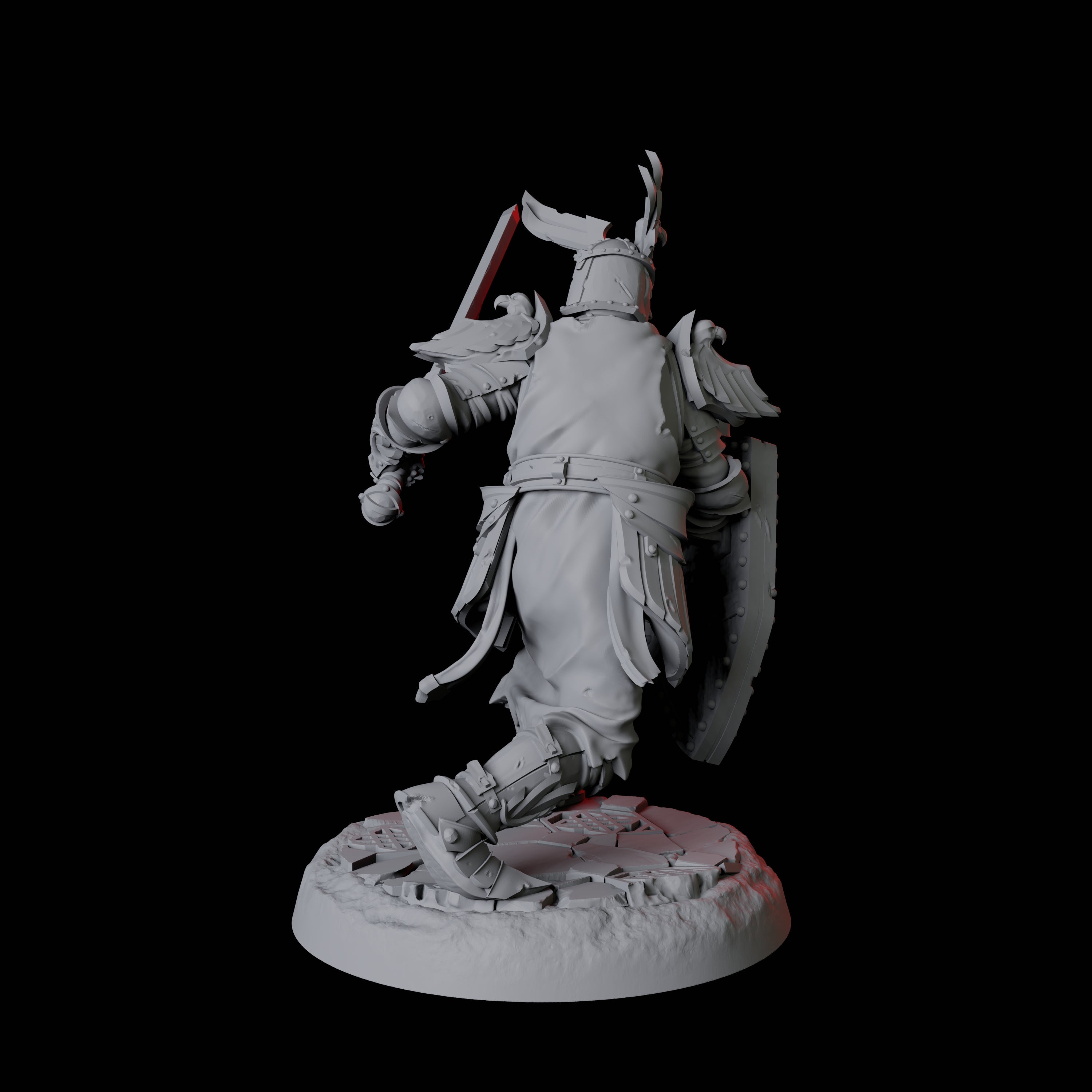 Holy Inquisitor Paladin Miniature for Dungeons and Dragons, Pathfinder or other TTRPGs