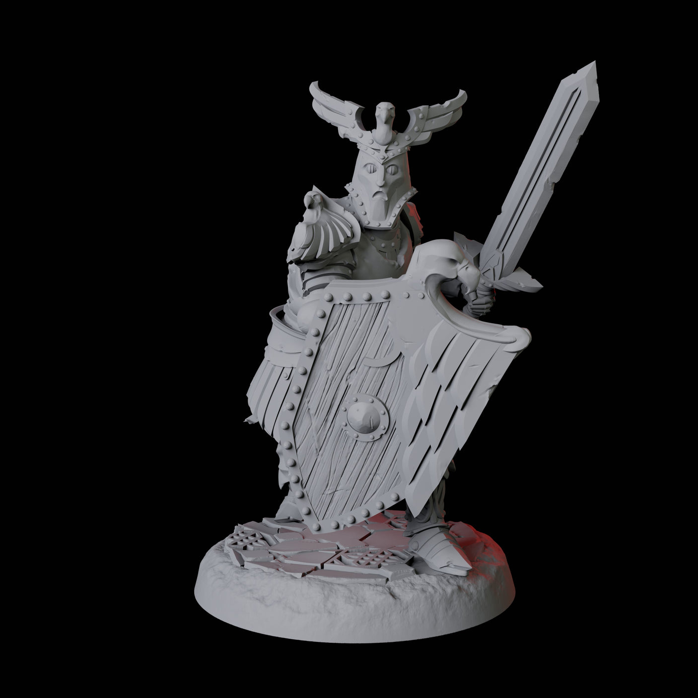 Holy Inquisitor Paladin Miniature for Dungeons and Dragons, Pathfinder or other TTRPGs