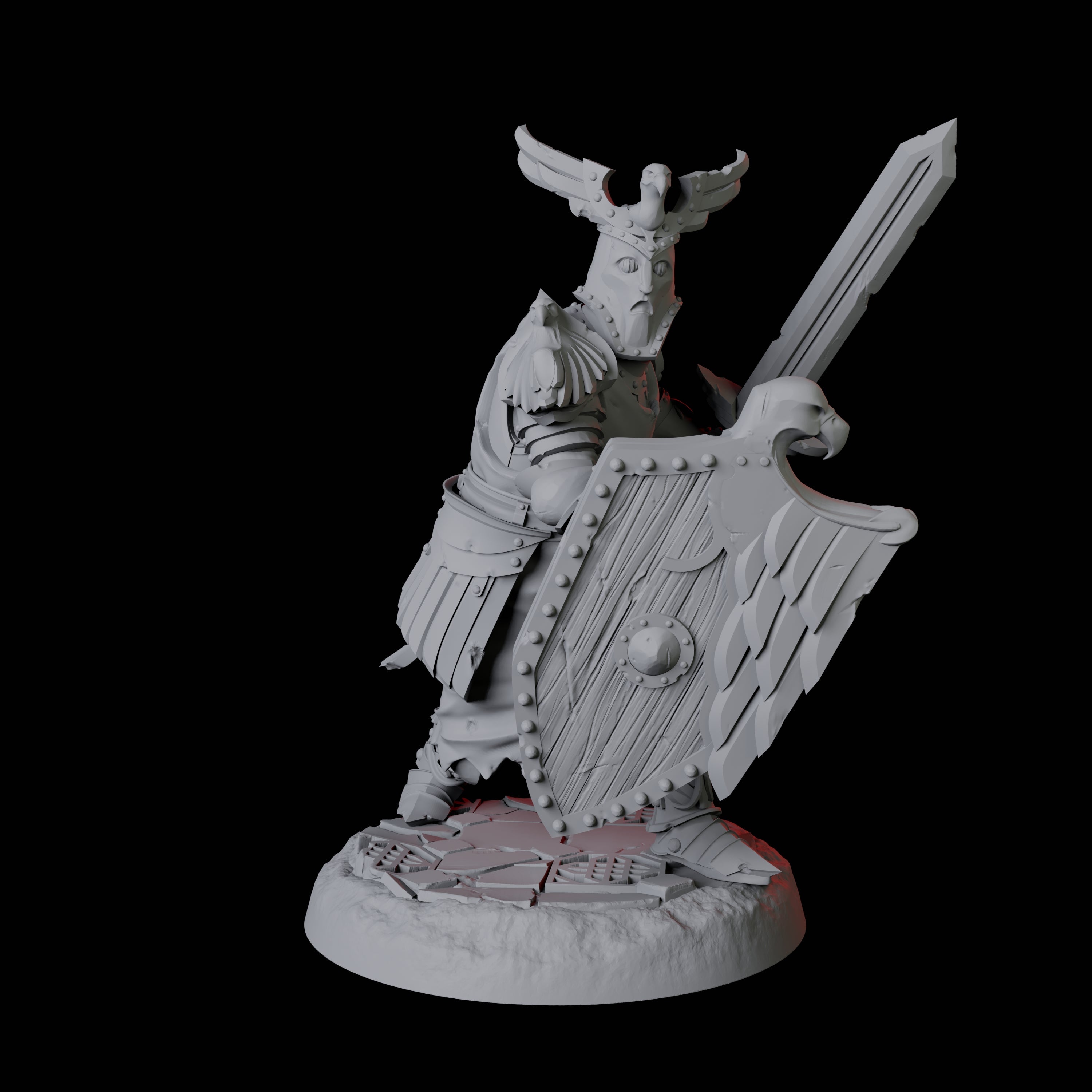 Holy Inquisitor Paladin Miniature for Dungeons and Dragons, Pathfinder or other TTRPGs