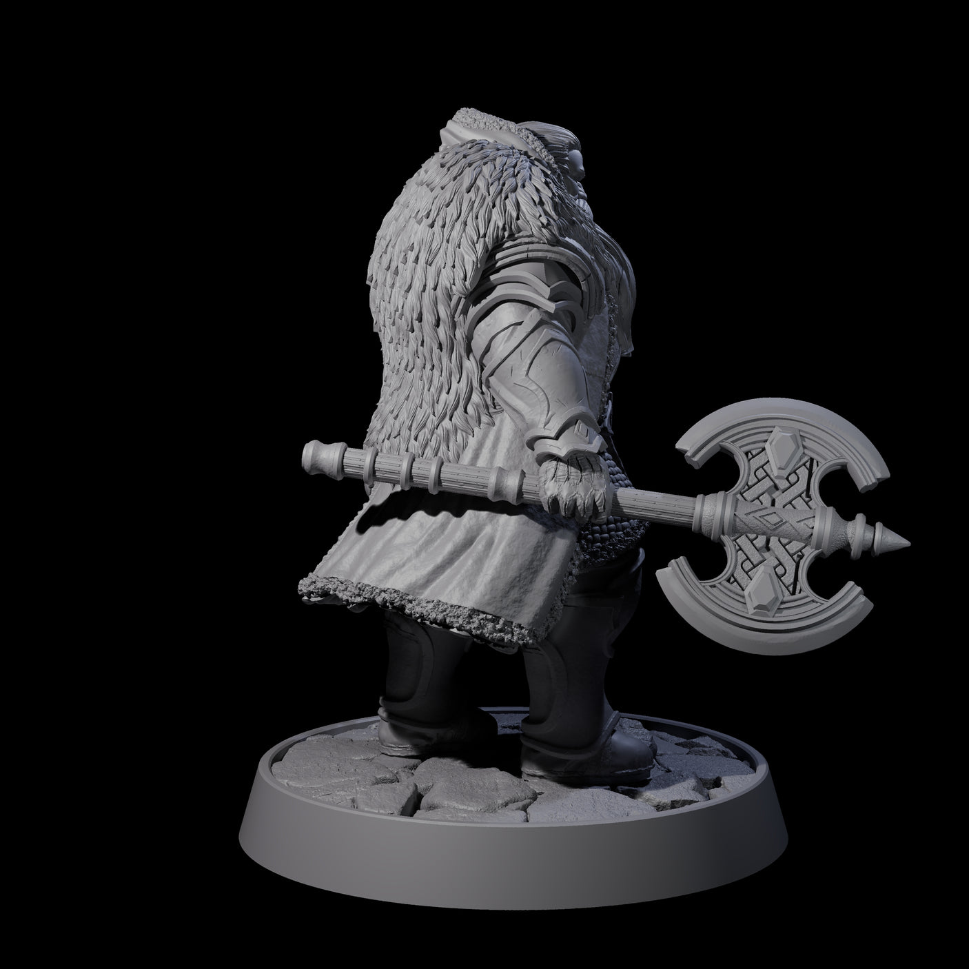 Holy Protector of the Flames A Miniature for Dungeons and Dragons, Pathfinder or other TTRPGs