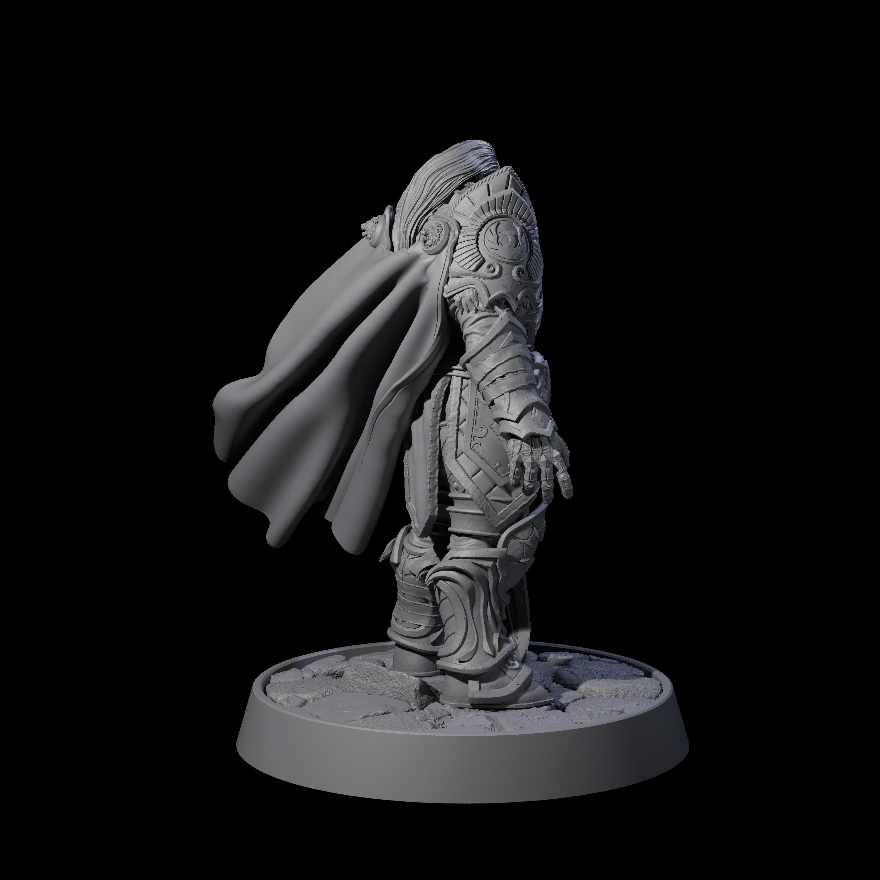 Holy Protector of the Flames B Miniature for Dungeons and Dragons, Pathfinder or other TTRPGs