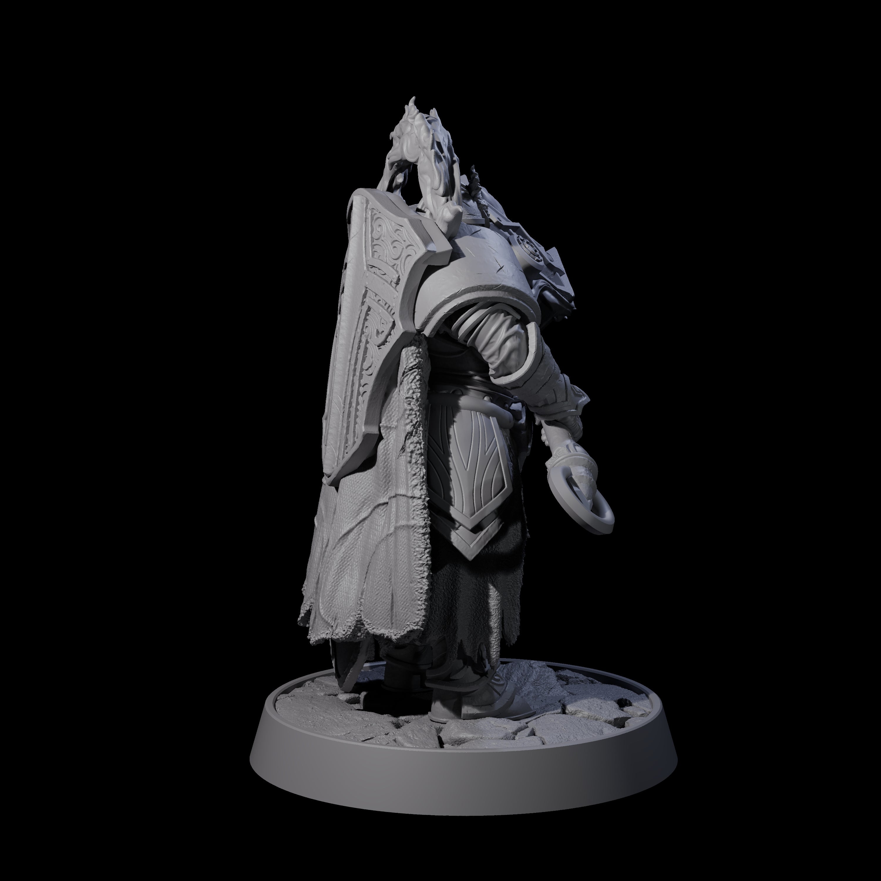 Holy Protector of the Flames C Miniature for Dungeons and Dragons, Pathfinder or other TTRPGs