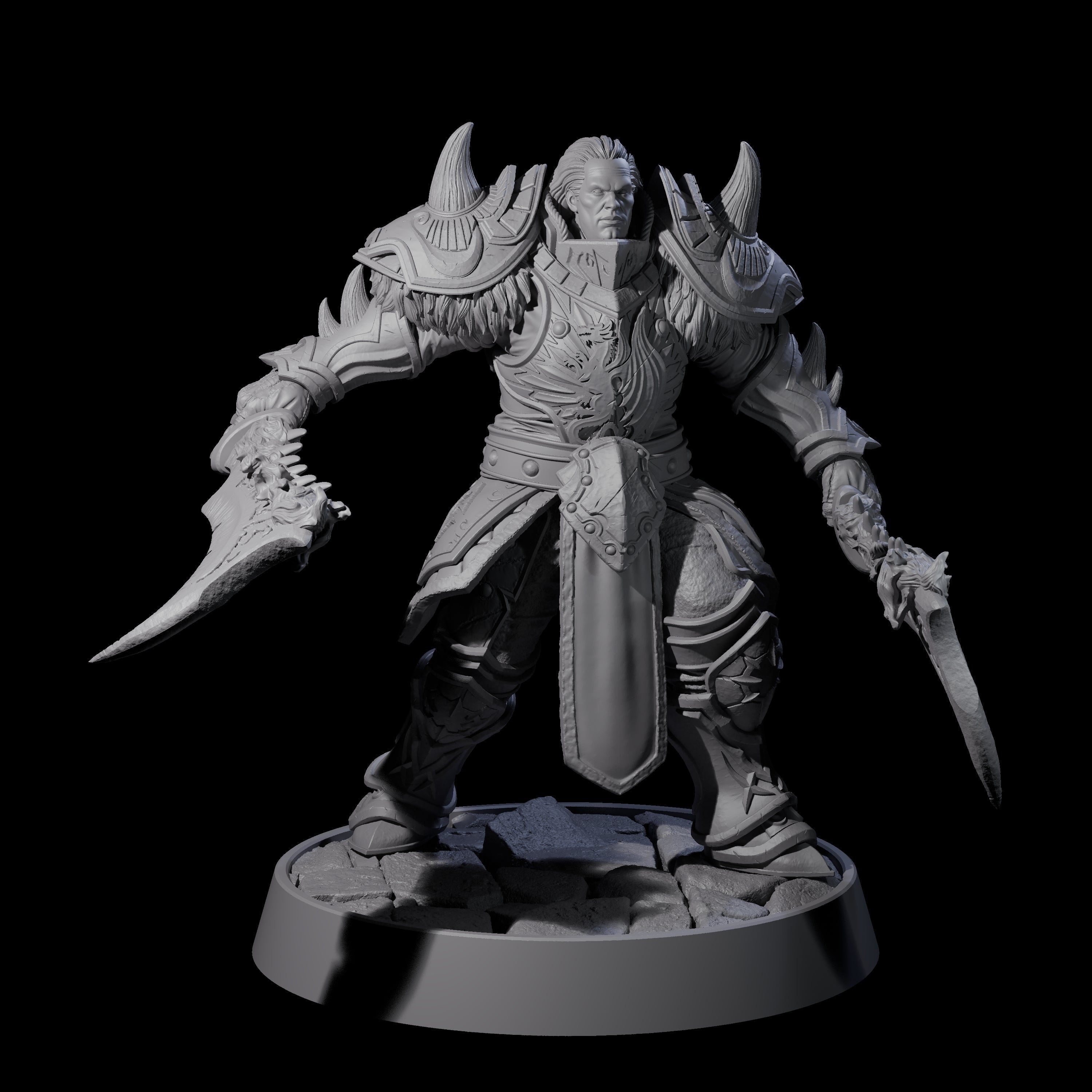 Holy Protector of the Flames E Miniature for Dungeons and Dragons, Pathfinder or other TTRPGs