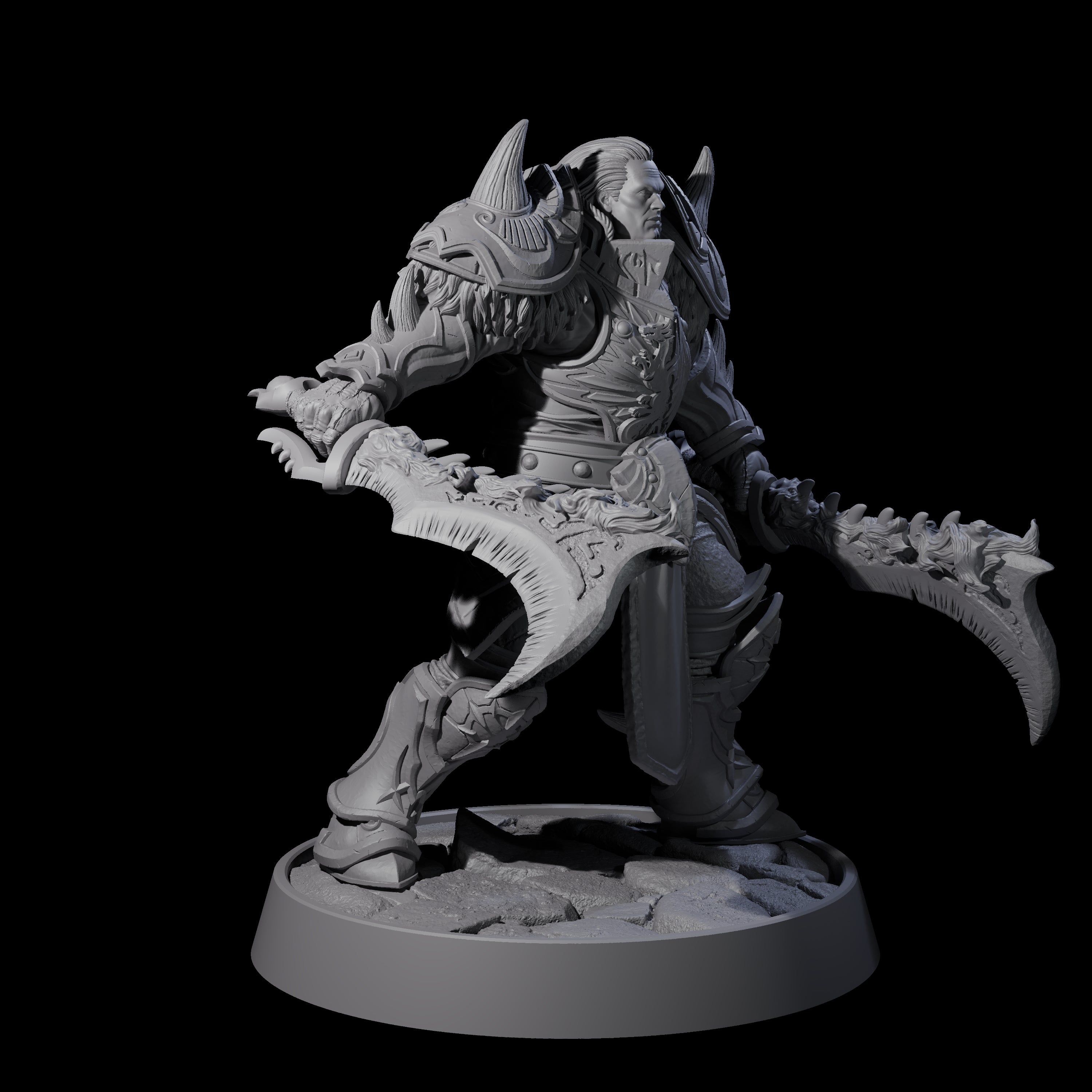 Holy Protector of the Flames E Miniature for Dungeons and Dragons, Pathfinder or other TTRPGs