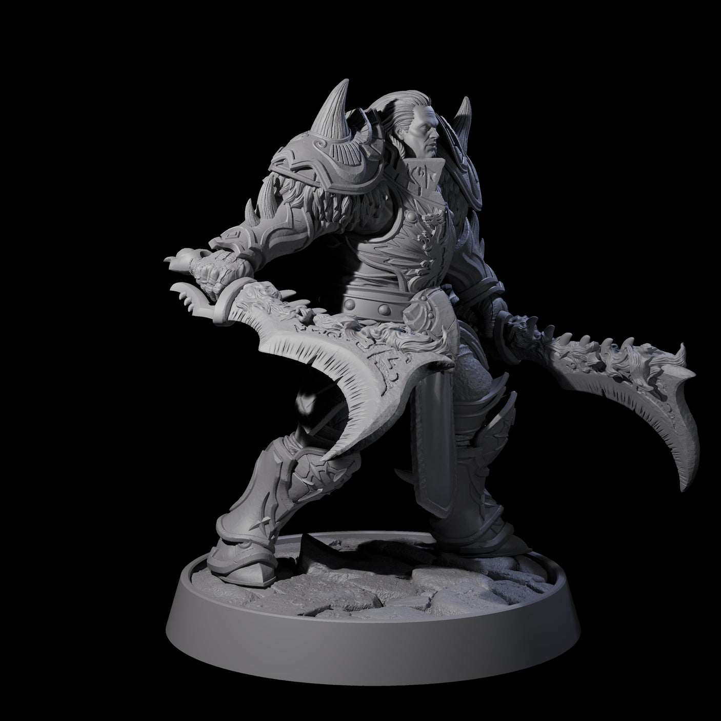 Holy Protector of the Flames E Miniature for Dungeons and Dragons, Pathfinder or other TTRPGs