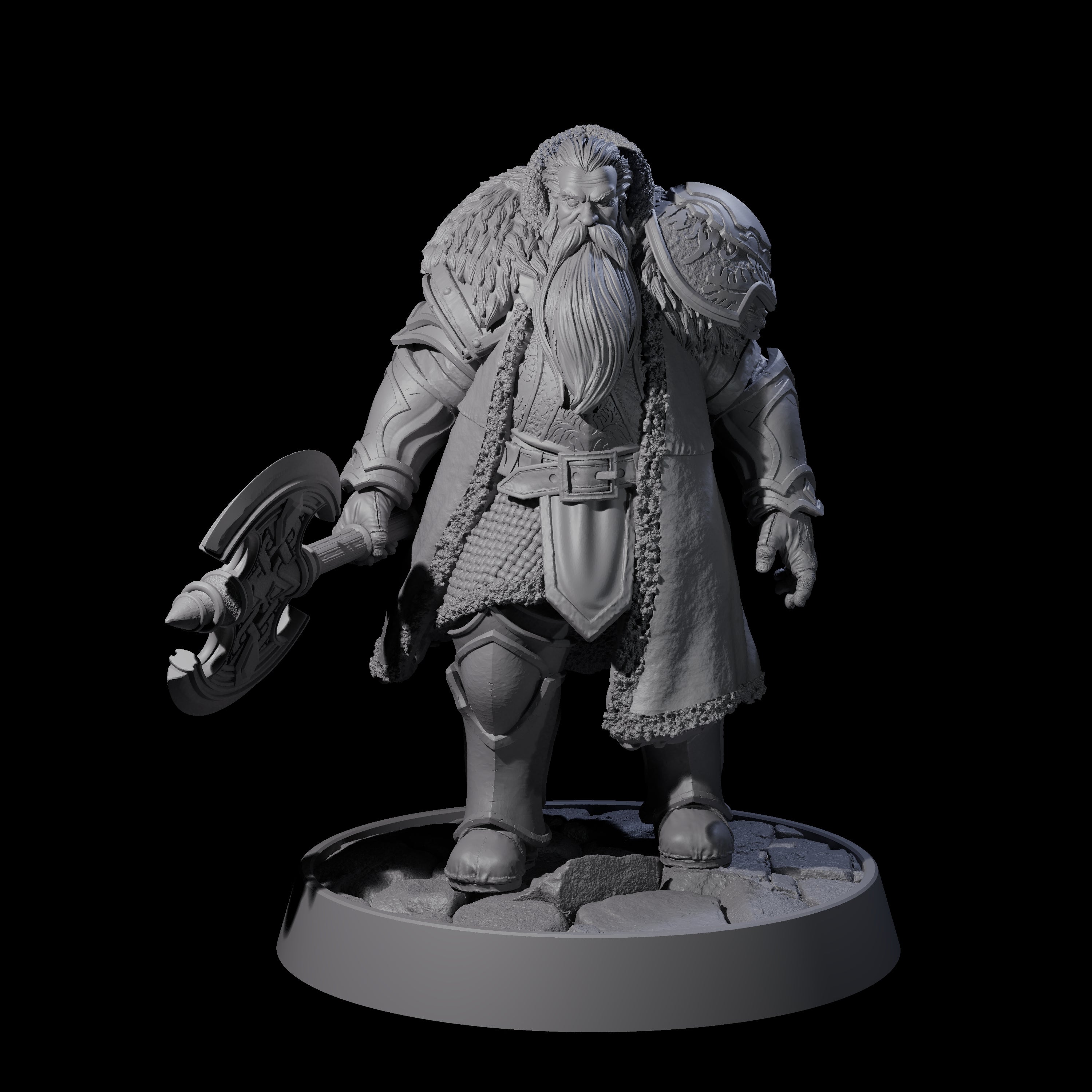 Holy Protectors of the Flames Miniature for Dungeons and Dragons, Pathfinder or other TTRPGs