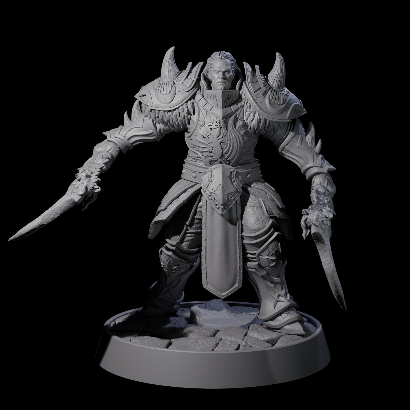 Holy Protectors of the Flames Miniature for Dungeons and Dragons, Pathfinder or other TTRPGs