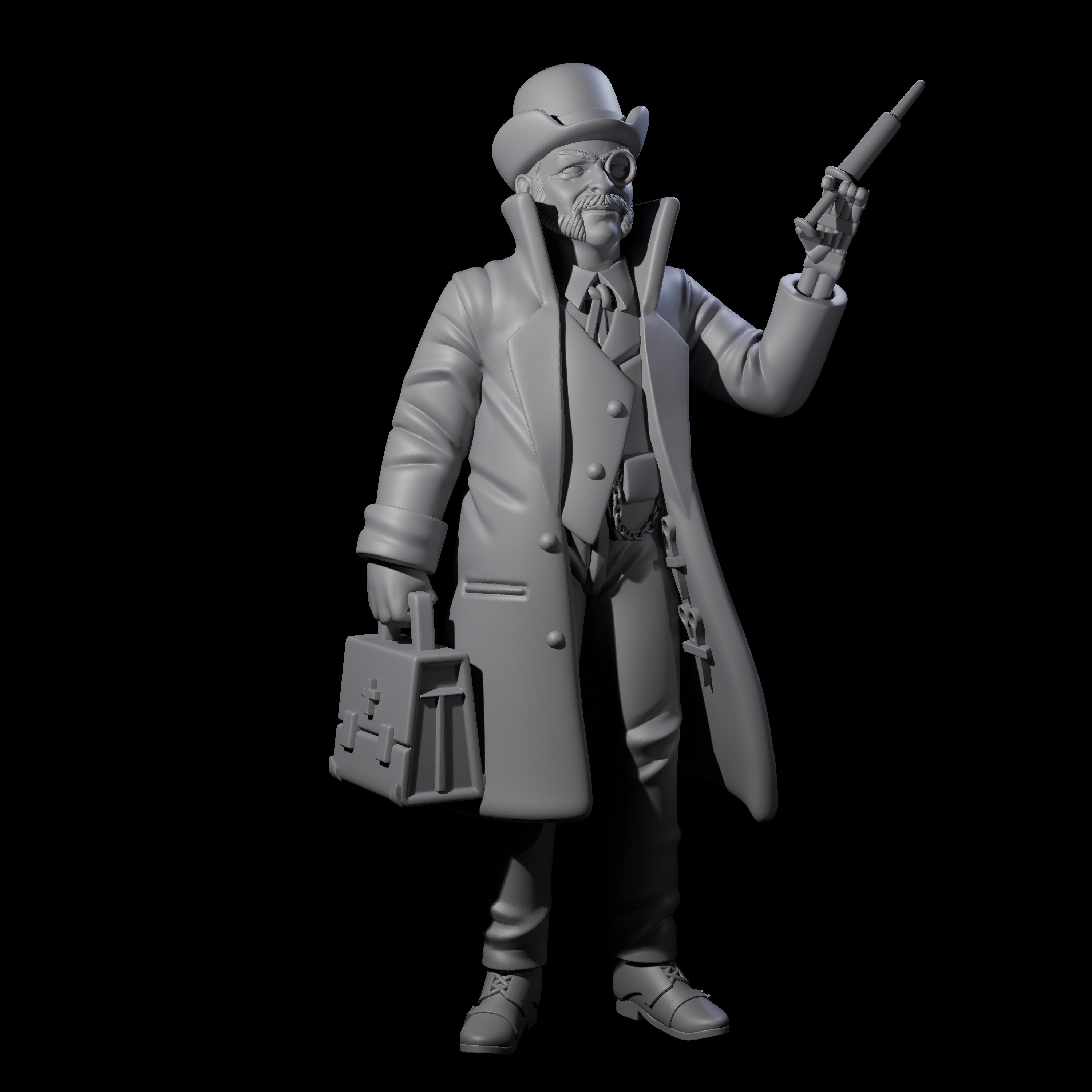 Home Calling Doctor Miniature for Dungeons and Dragons, Pathfinder or other TTRPGs