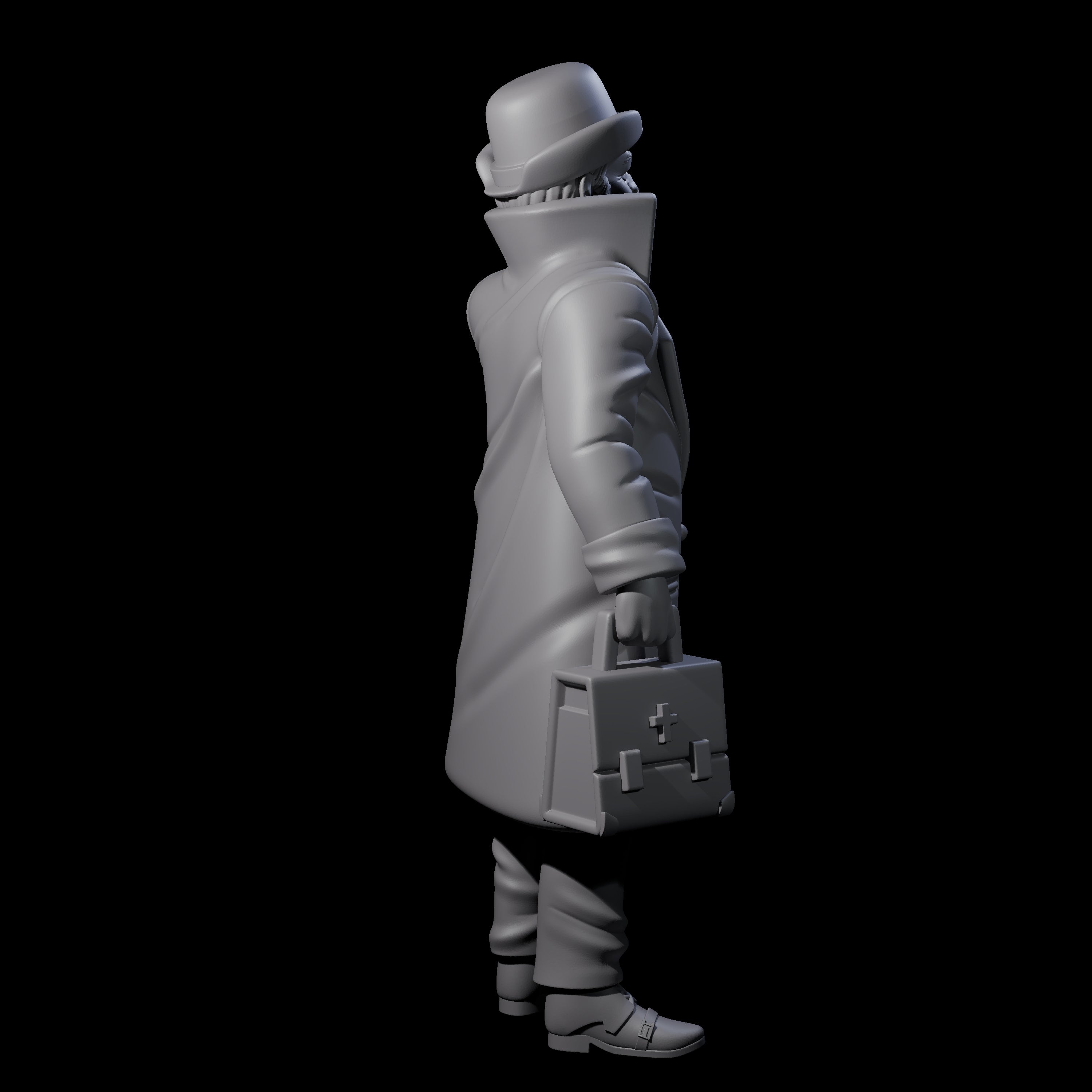 Home Calling Doctor Miniature for Dungeons and Dragons, Pathfinder or other TTRPGs