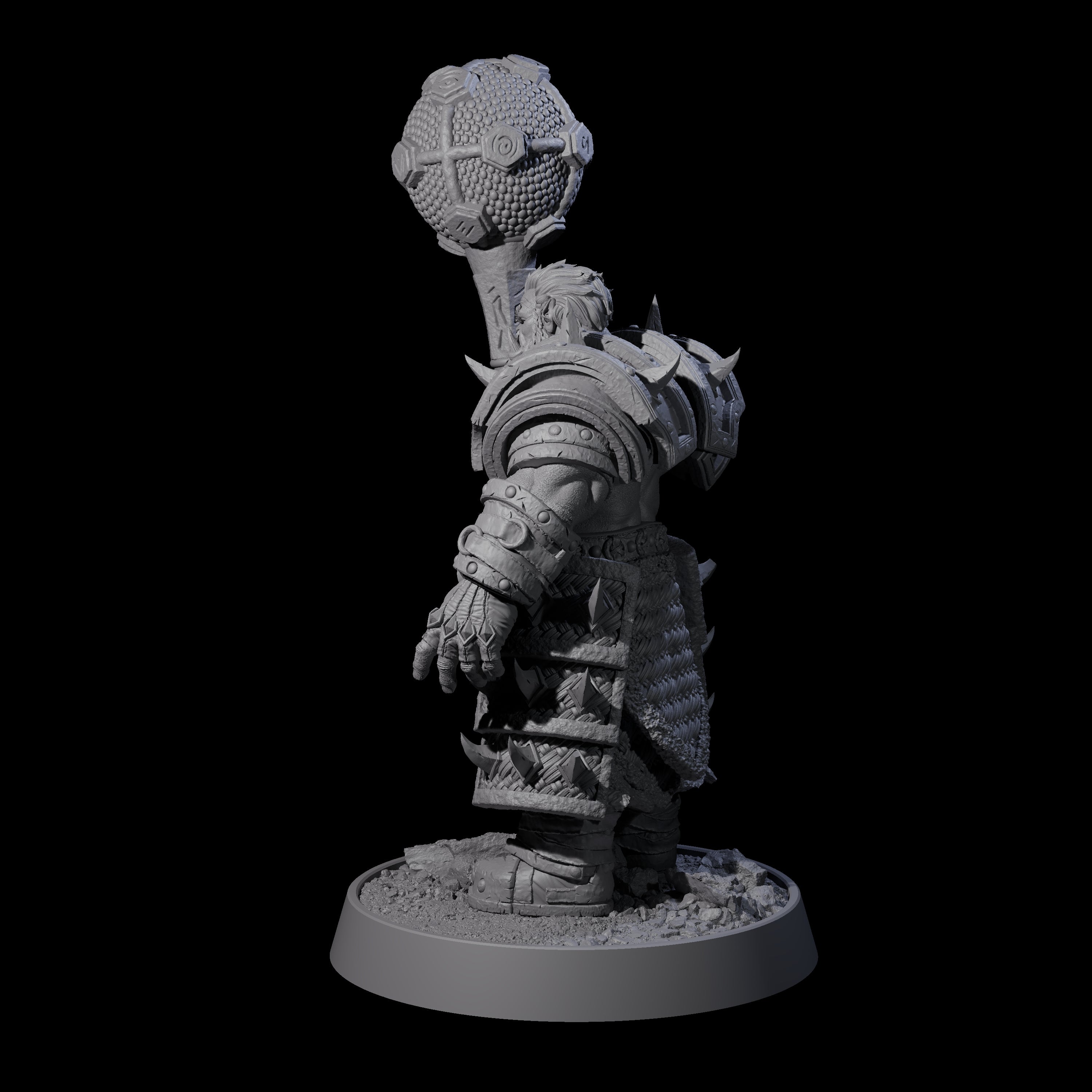 Honorable Orc of the East B Miniature for Dungeons and Dragons, Pathfinder or other TTRPGs