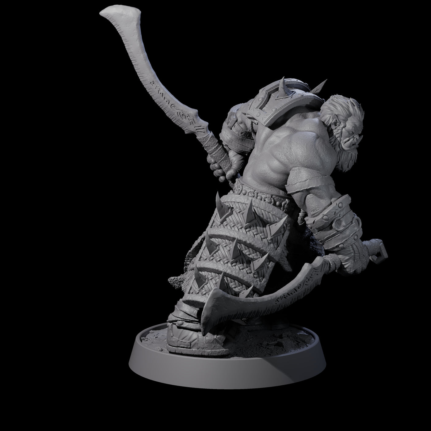 Honorable Orc of the East C Miniature for Dungeons and Dragons, Pathfinder or other TTRPGs