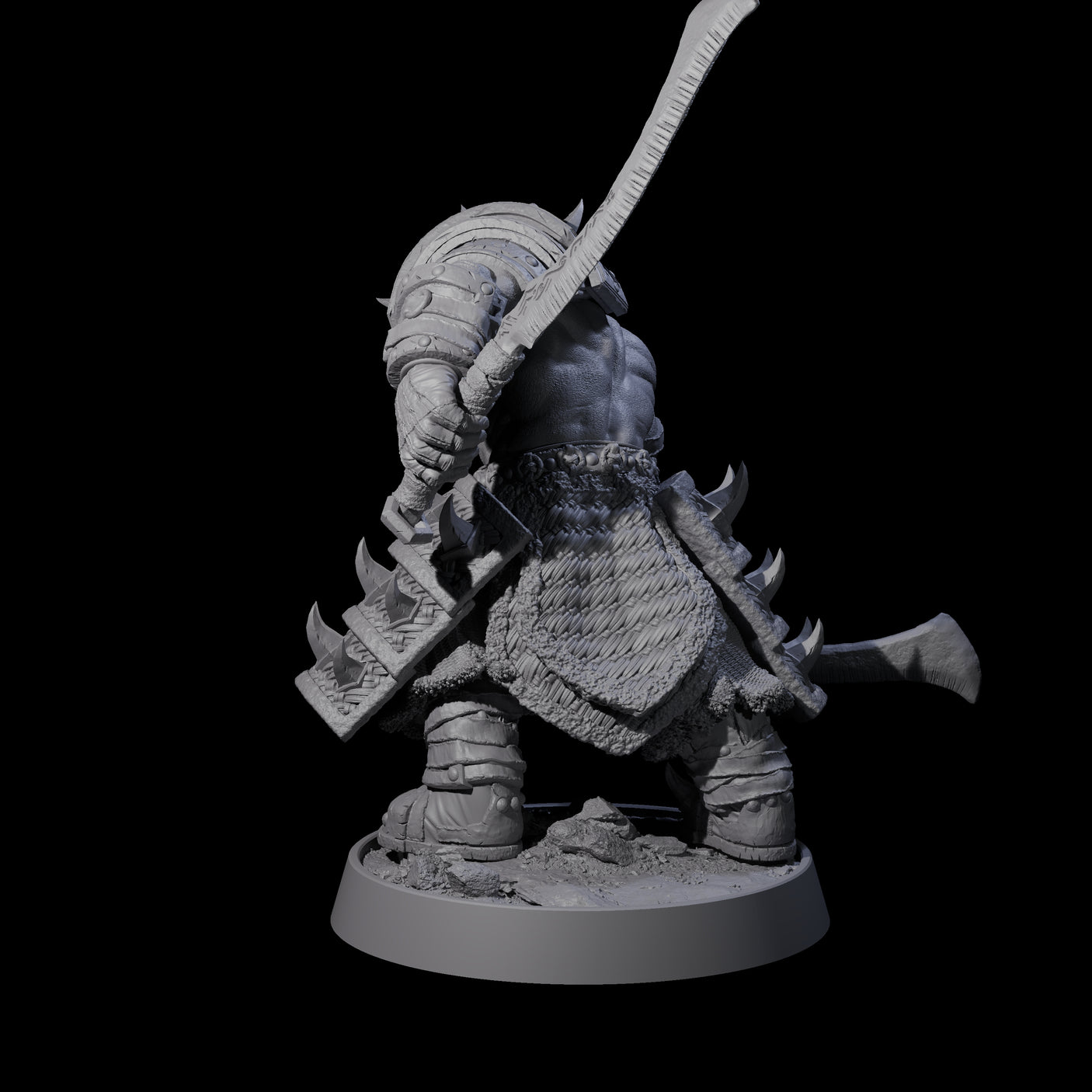 Honorable Orc of the East C Miniature for Dungeons and Dragons, Pathfinder or other TTRPGs