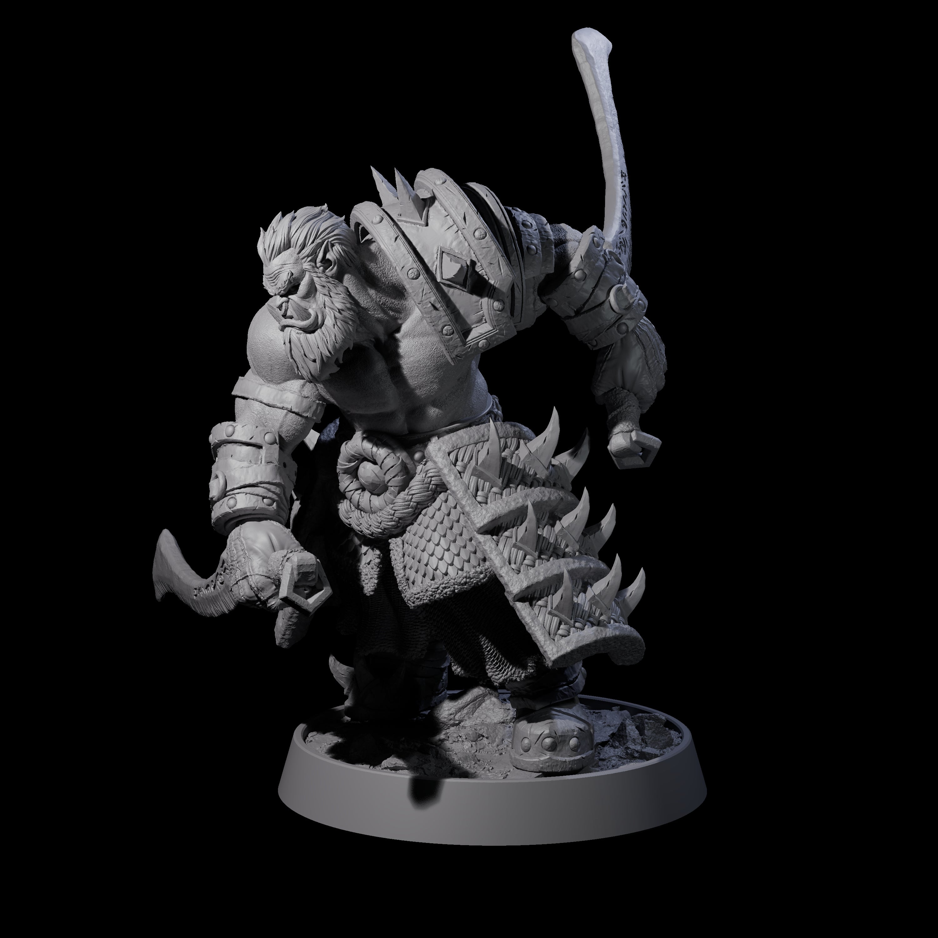 Honorable Orc of the East C Miniature for Dungeons and Dragons, Pathfinder or other TTRPGs
