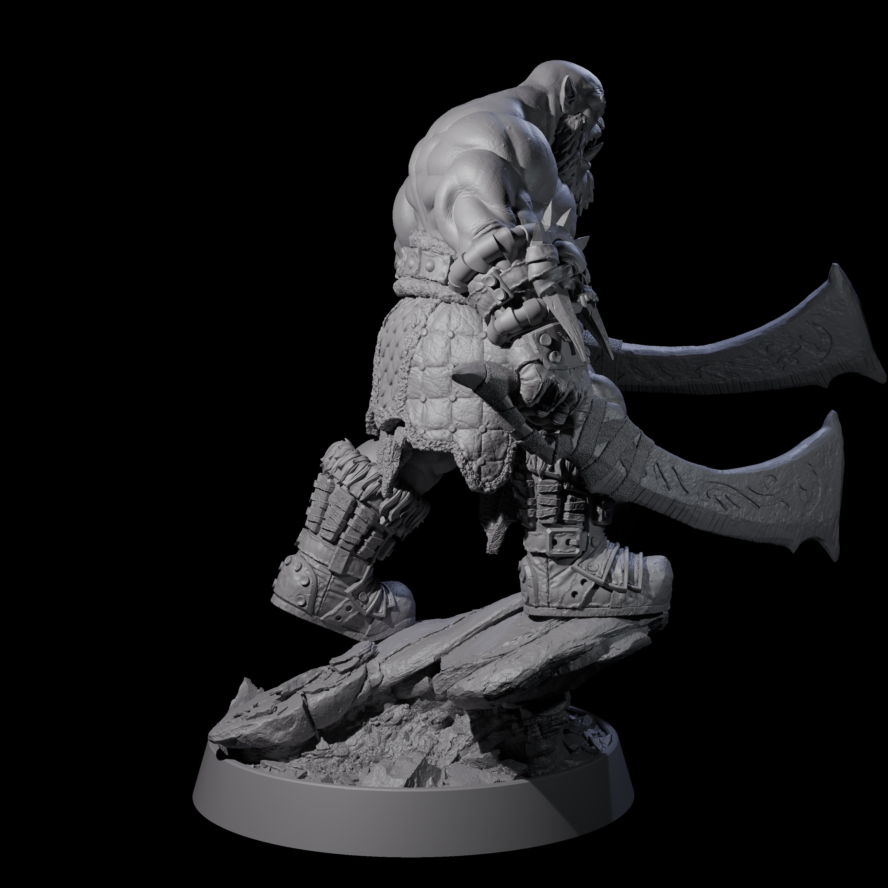 Honorable Orc of the East D Miniature for Dungeons and Dragons, Pathfinder or other TTRPGs