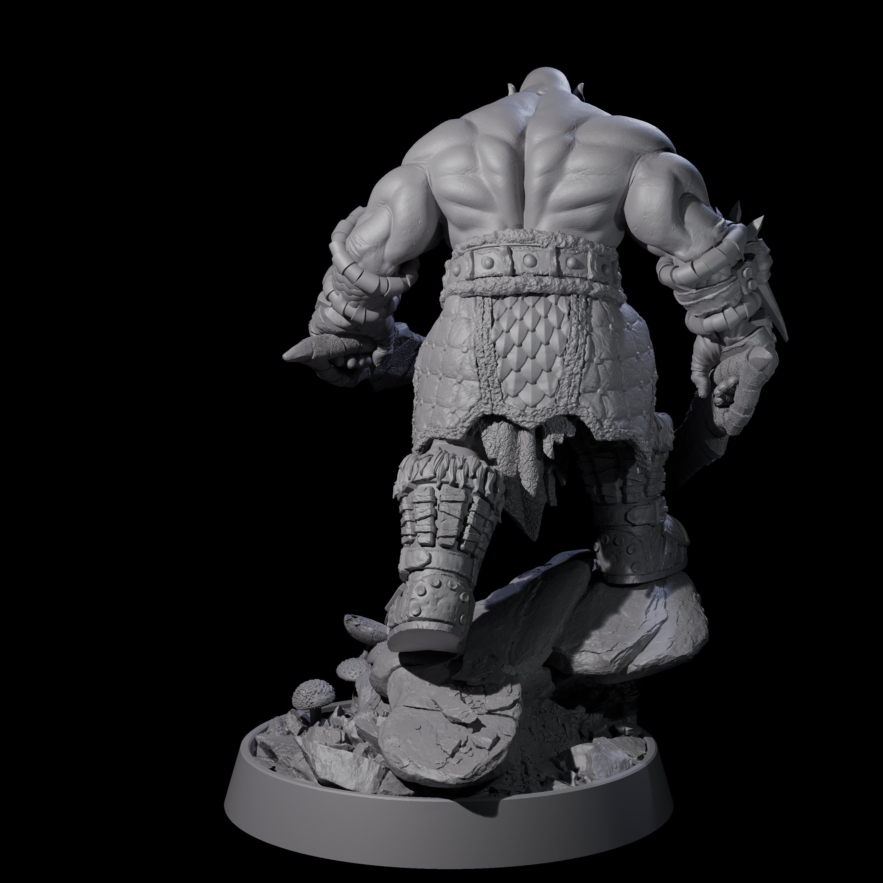 Honorable Orc of the East D Miniature for Dungeons and Dragons, Pathfinder or other TTRPGs