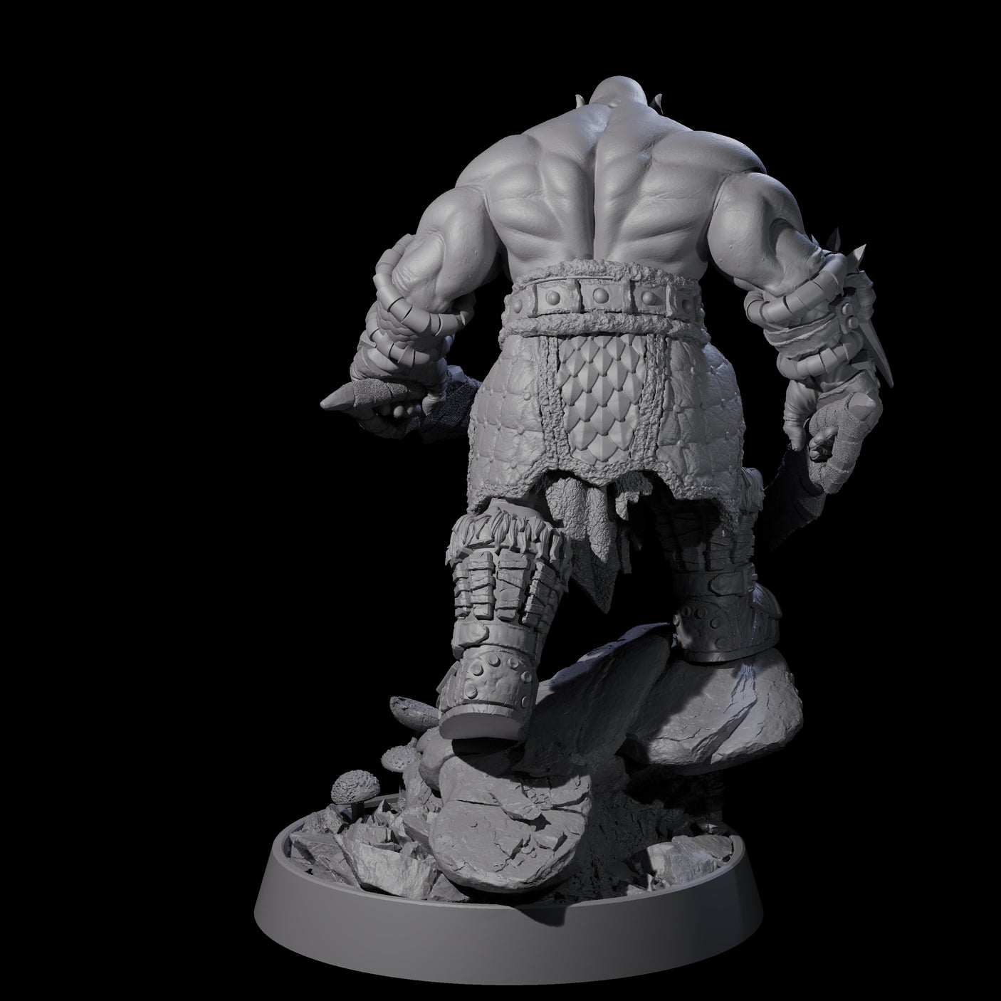 Honorable Orc of the East D Miniature for Dungeons and Dragons, Pathfinder or other TTRPGs