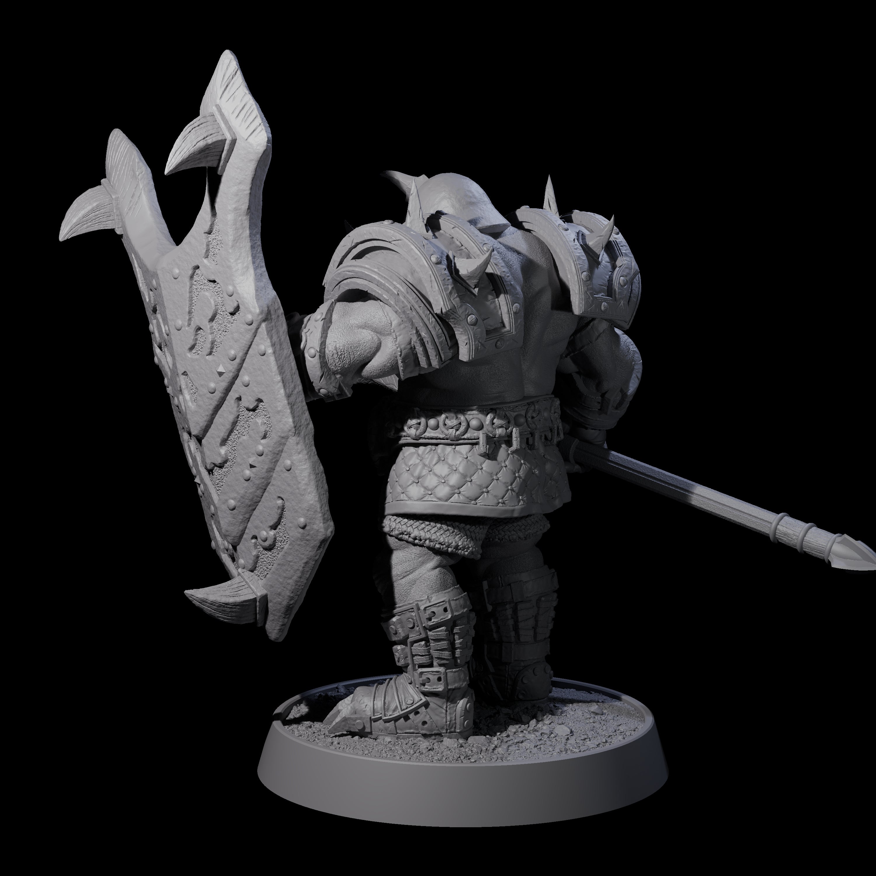 Honorable Orc of the East E Miniature for Dungeons and Dragons, Pathfinder or other TTRPGs