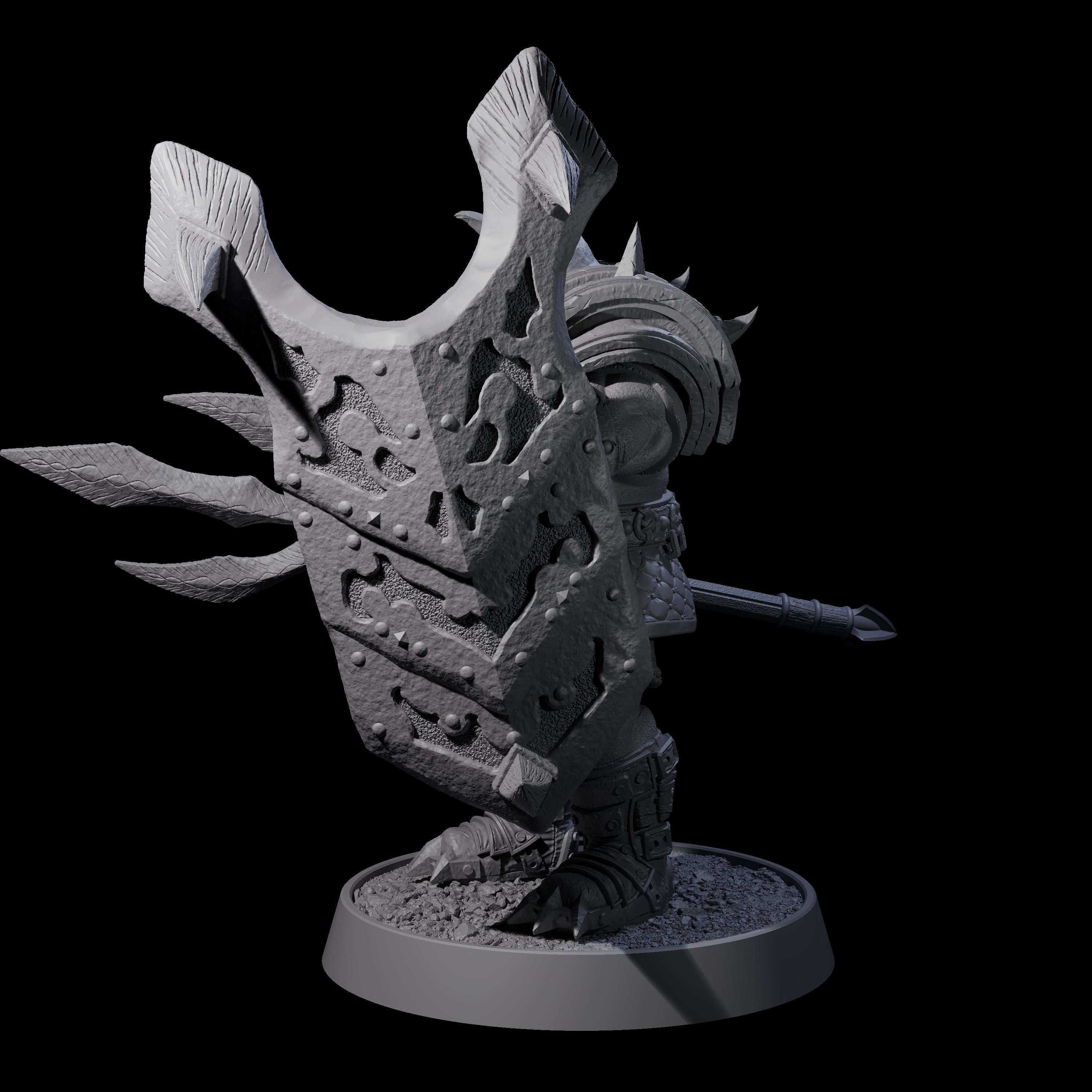 Honorable Orc of the East E Miniature for Dungeons and Dragons, Pathfinder or other TTRPGs