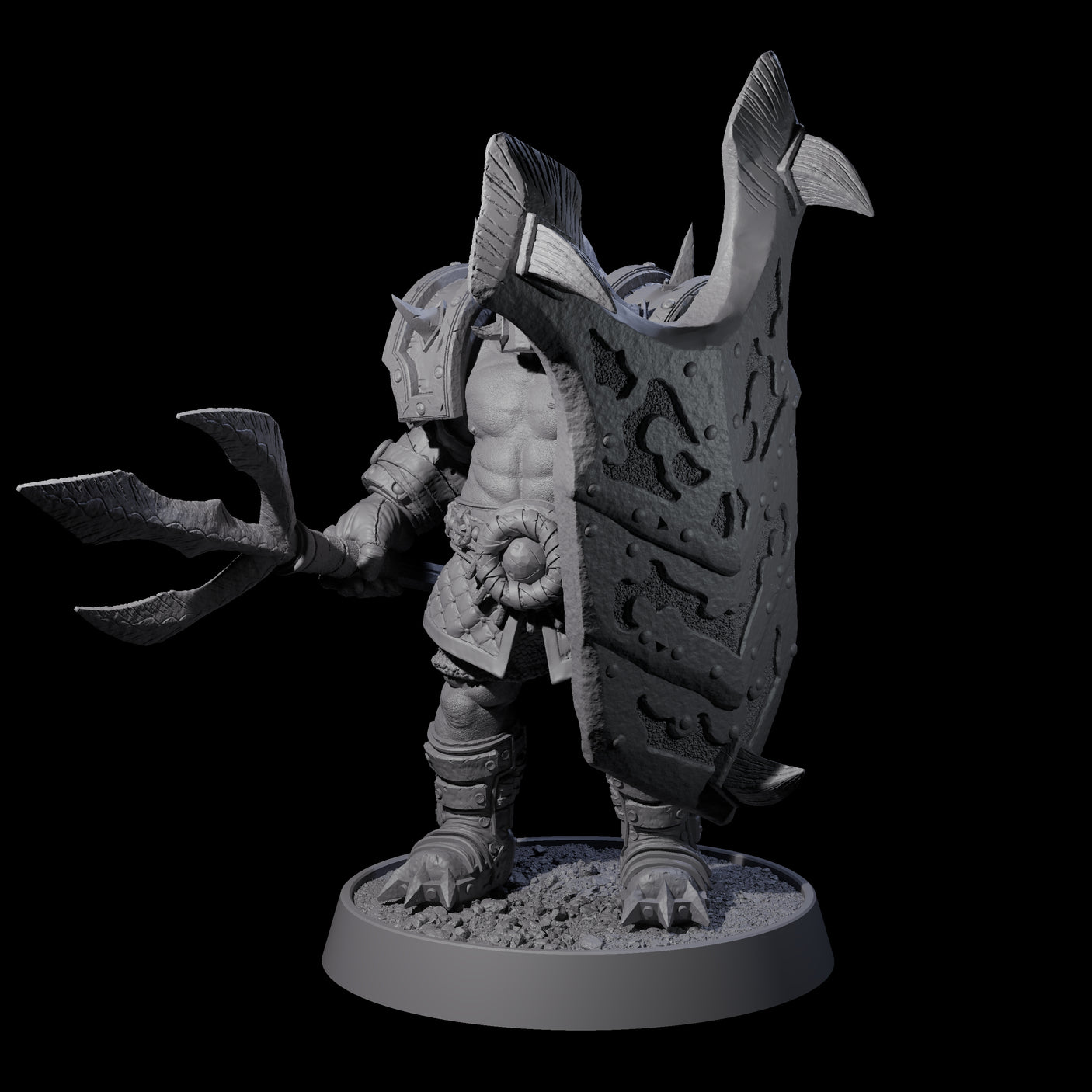 Honorable Orc of the East E Miniature for Dungeons and Dragons, Pathfinder or other TTRPGs