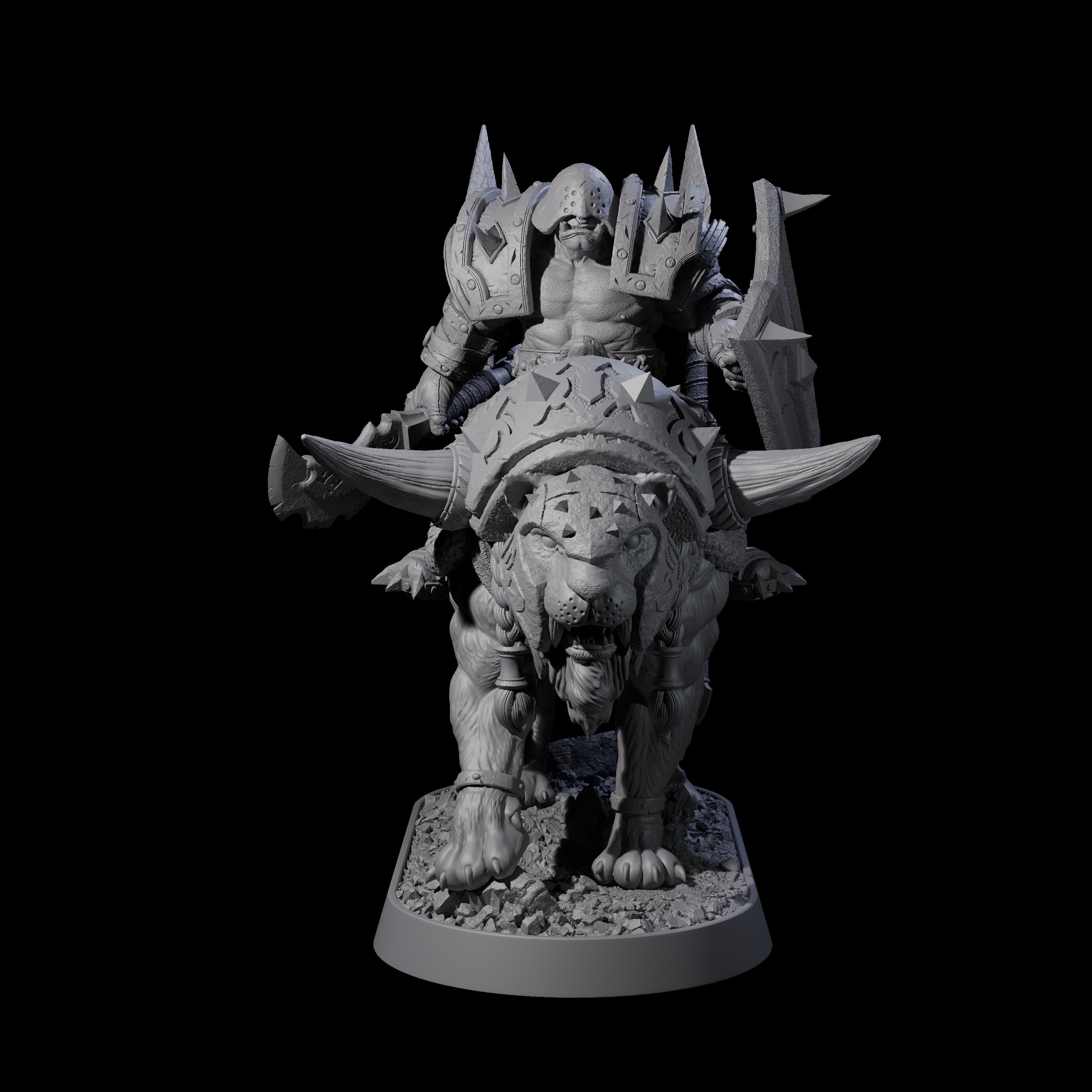 Honorable Orc of the East F Miniature for Dungeons and Dragons, Pathfinder or other TTRPGs