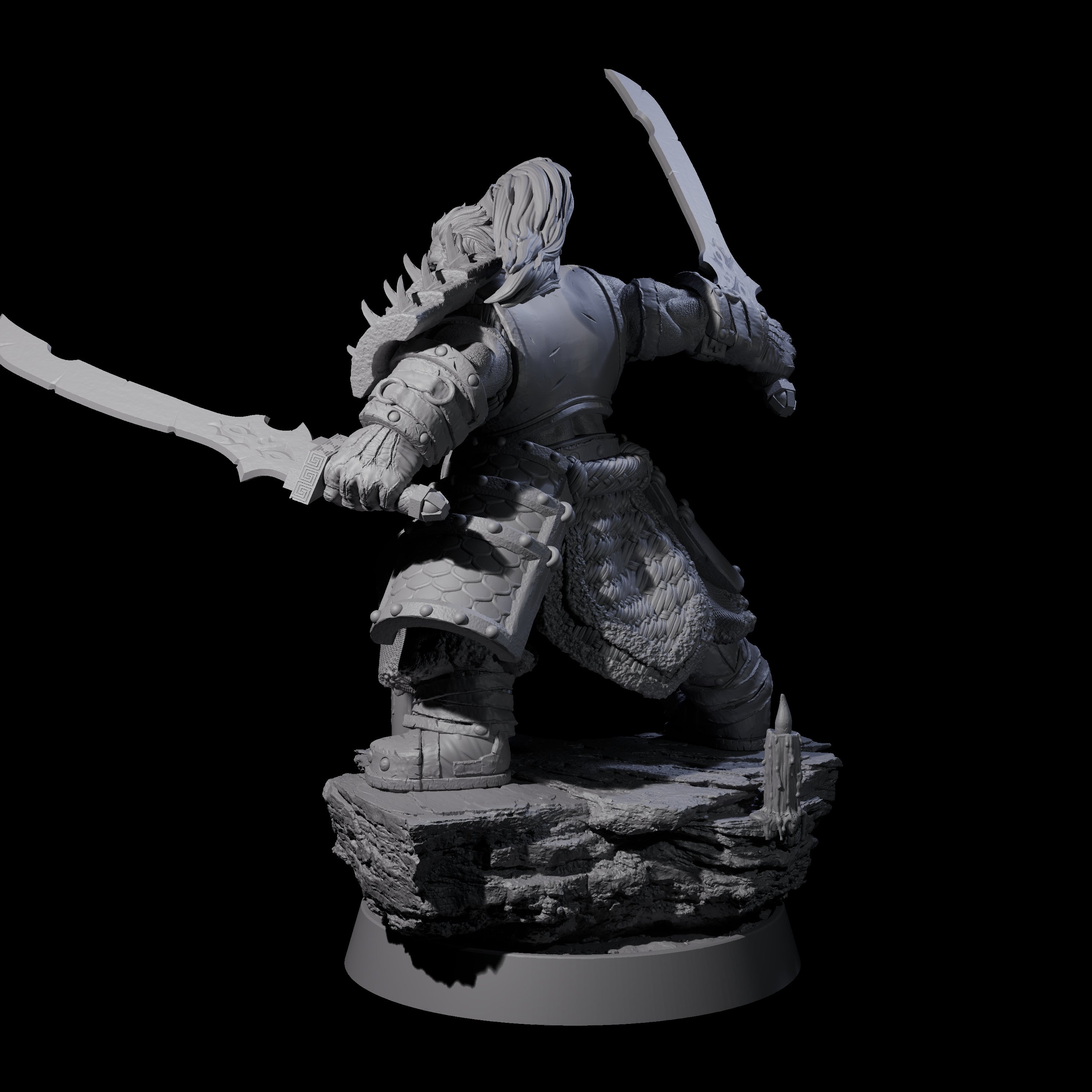 Honorable Orc of the East G Miniature for Dungeons and Dragons, Pathfinder or other TTRPGs