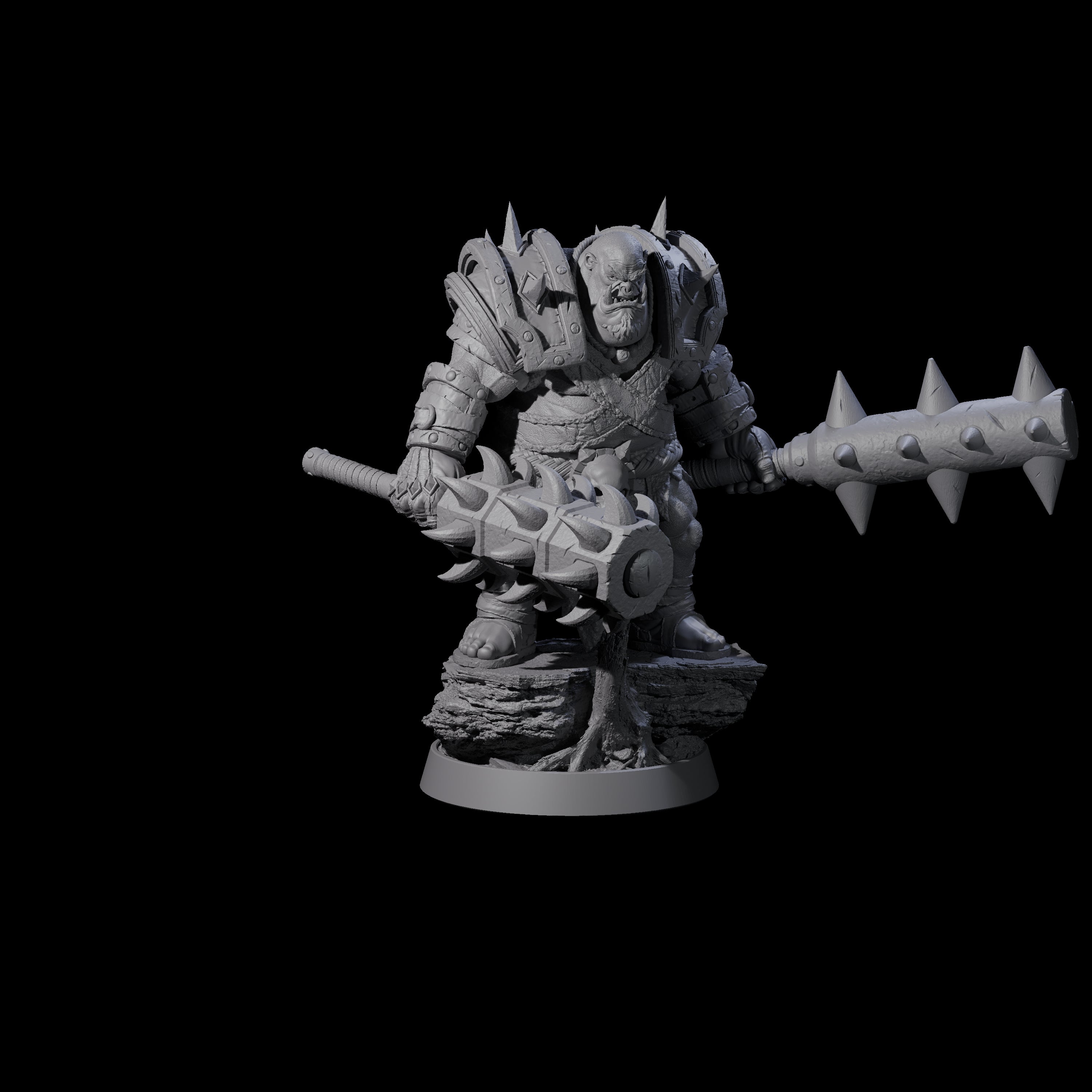 Honorable Orc of the East H Miniature for Dungeons and Dragons, Pathfinder or other TTRPGs