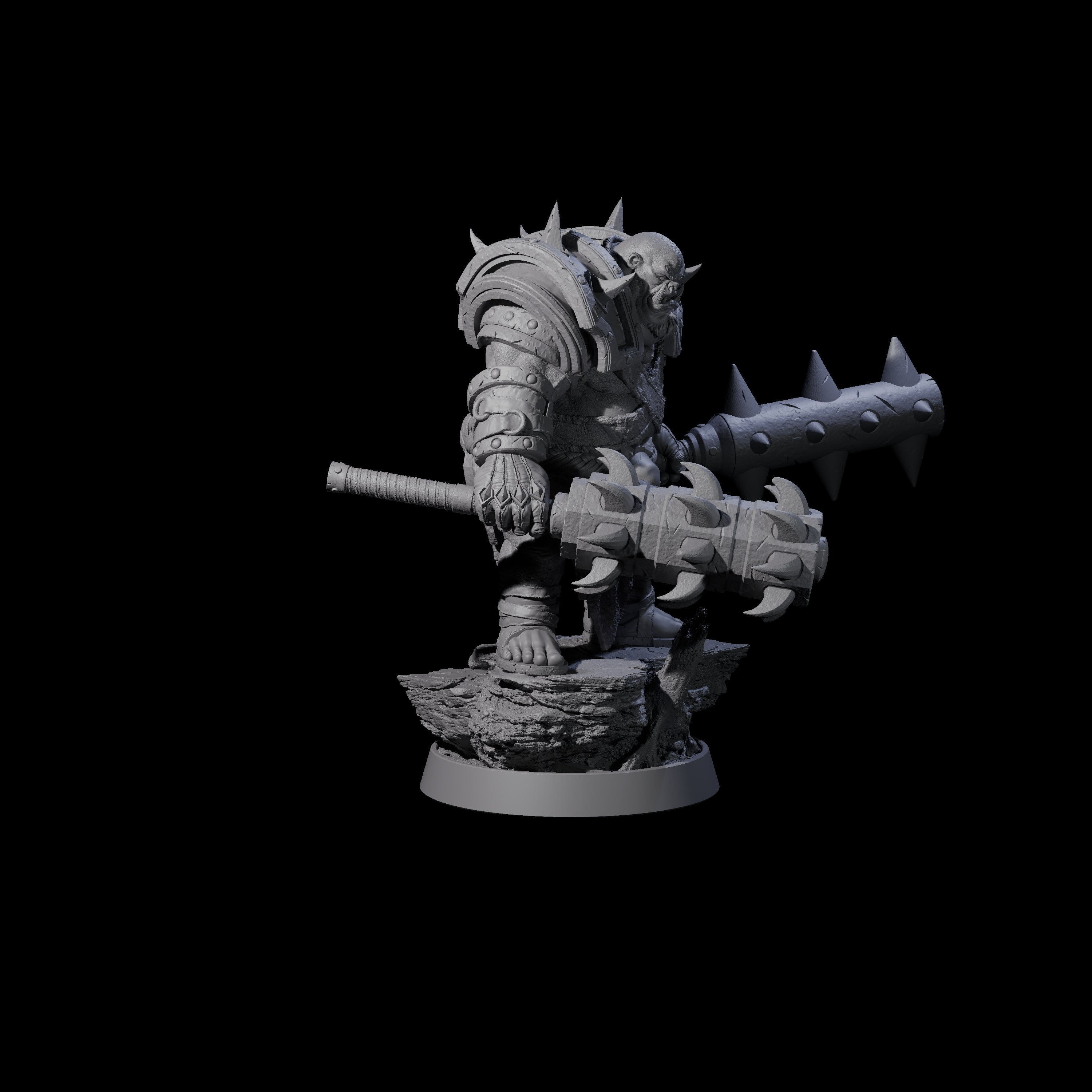 Honorable Orc of the East H Miniature for Dungeons and Dragons, Pathfinder or other TTRPGs
