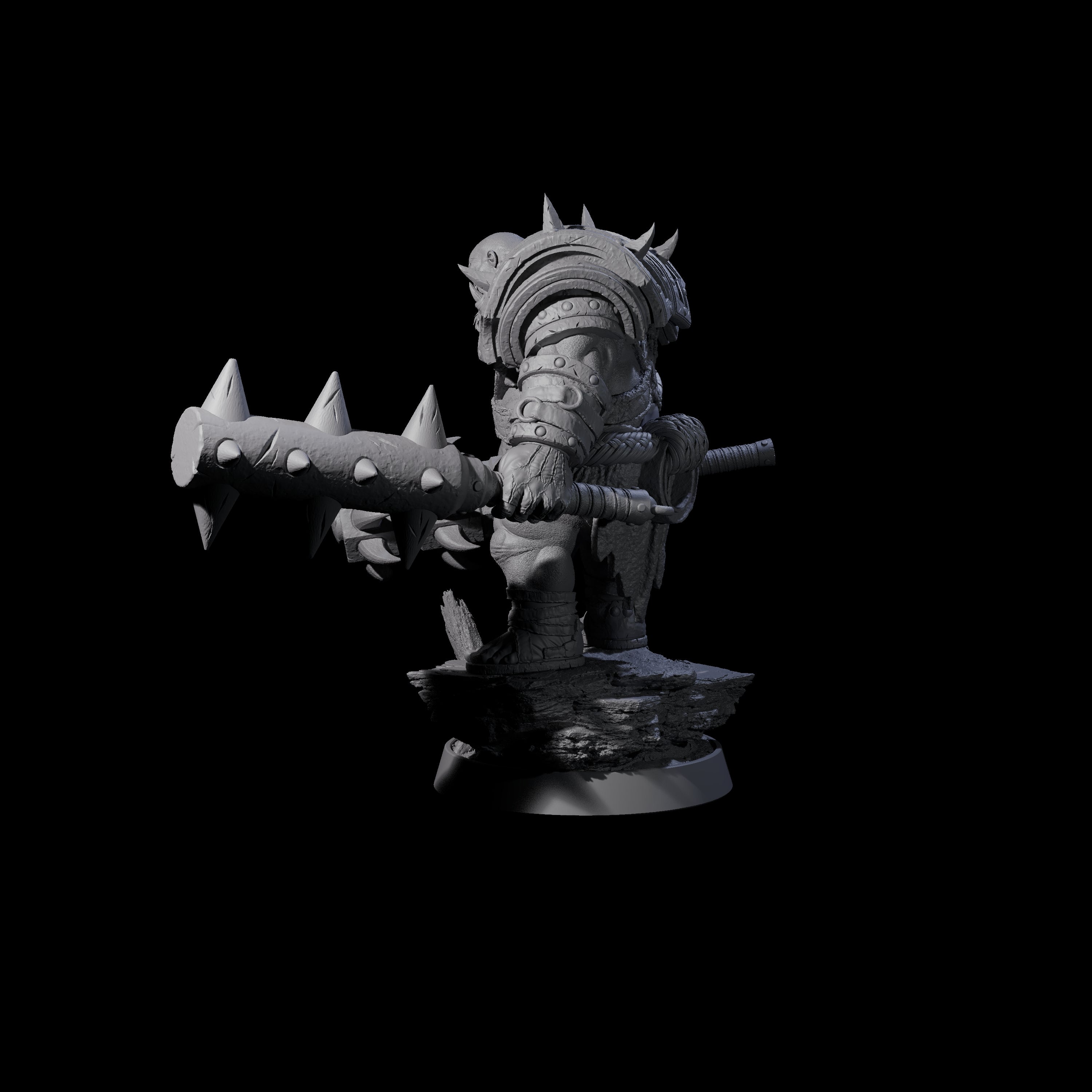 Honorable Orc of the East H Miniature for Dungeons and Dragons, Pathfinder or other TTRPGs