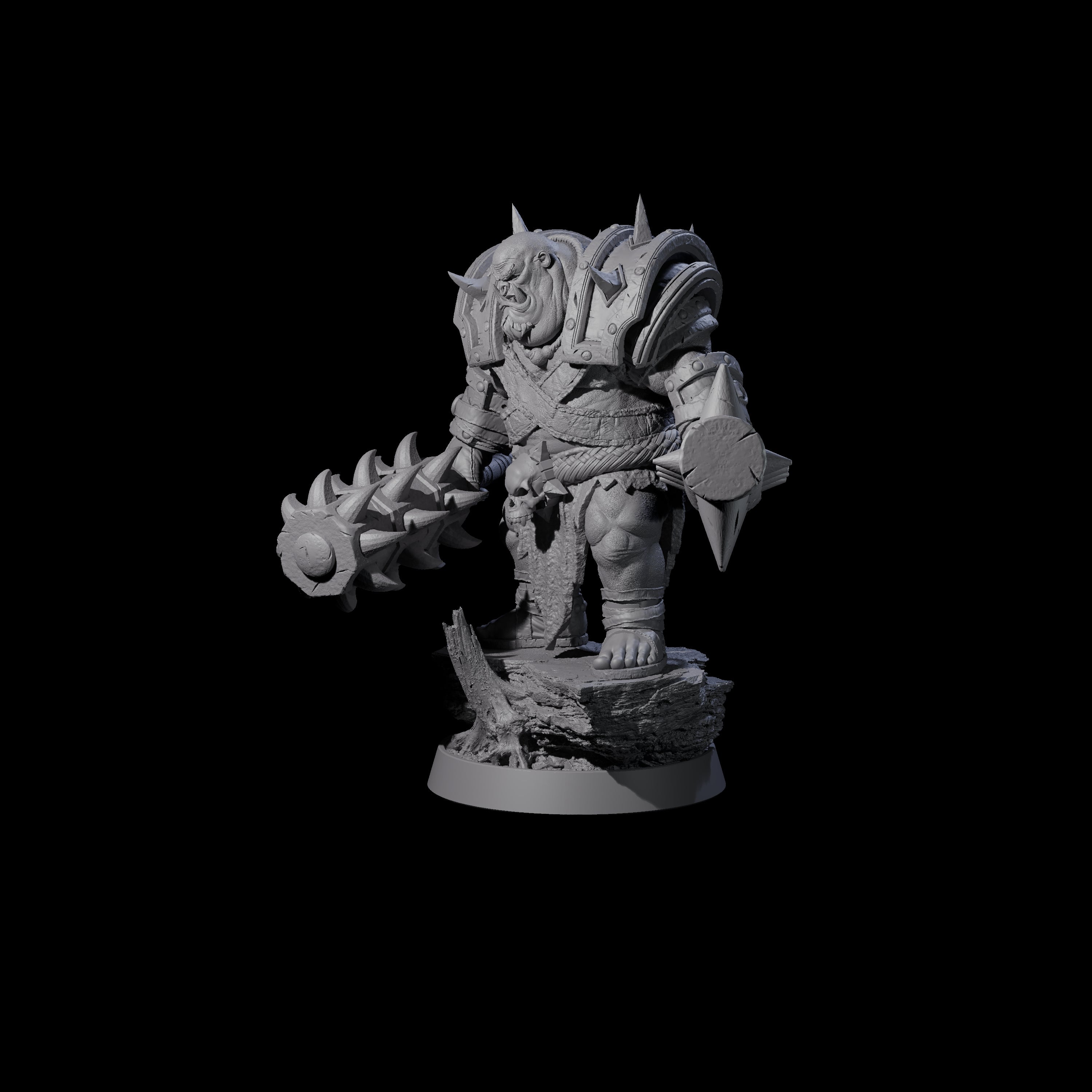 Honorable Orc of the East H Miniature for Dungeons and Dragons, Pathfinder or other TTRPGs