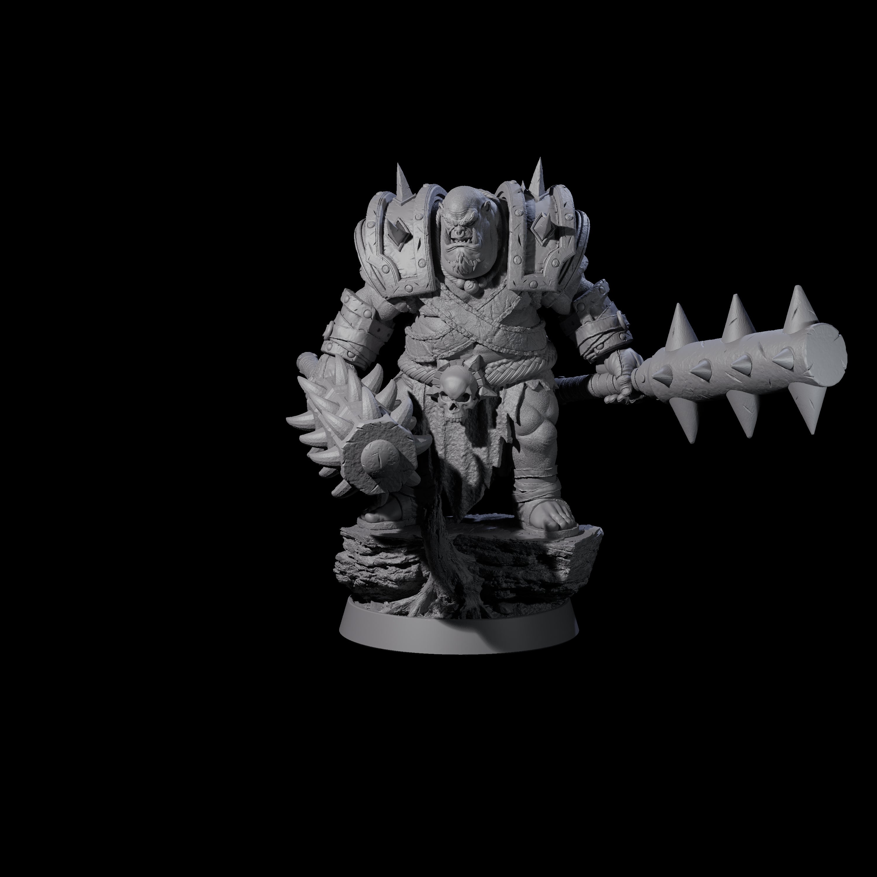 Honorable Orc of the East H Miniature for Dungeons and Dragons, Pathfinder or other TTRPGs