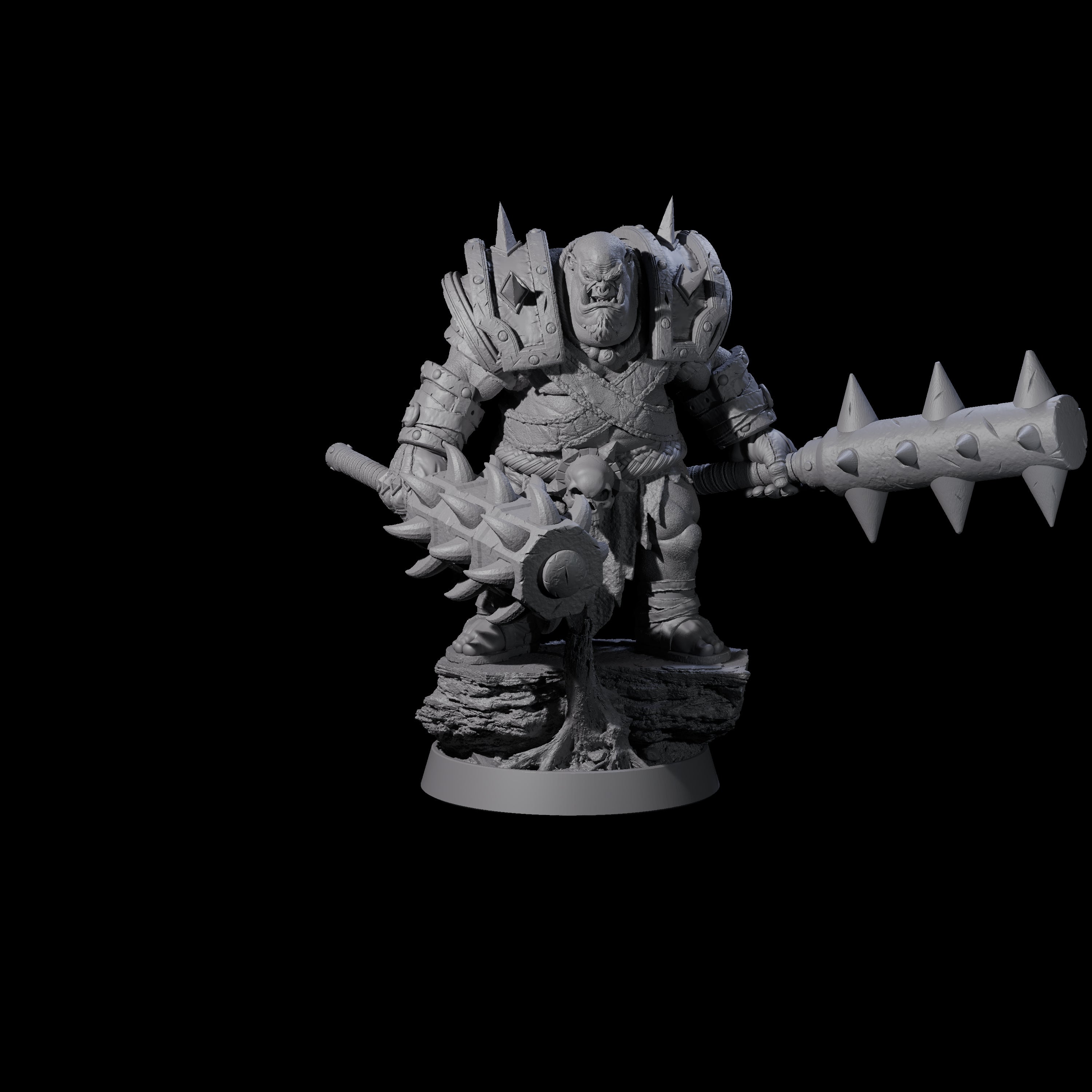 Honorable Orc of the East H Miniature for Dungeons and Dragons, Pathfinder or other TTRPGs