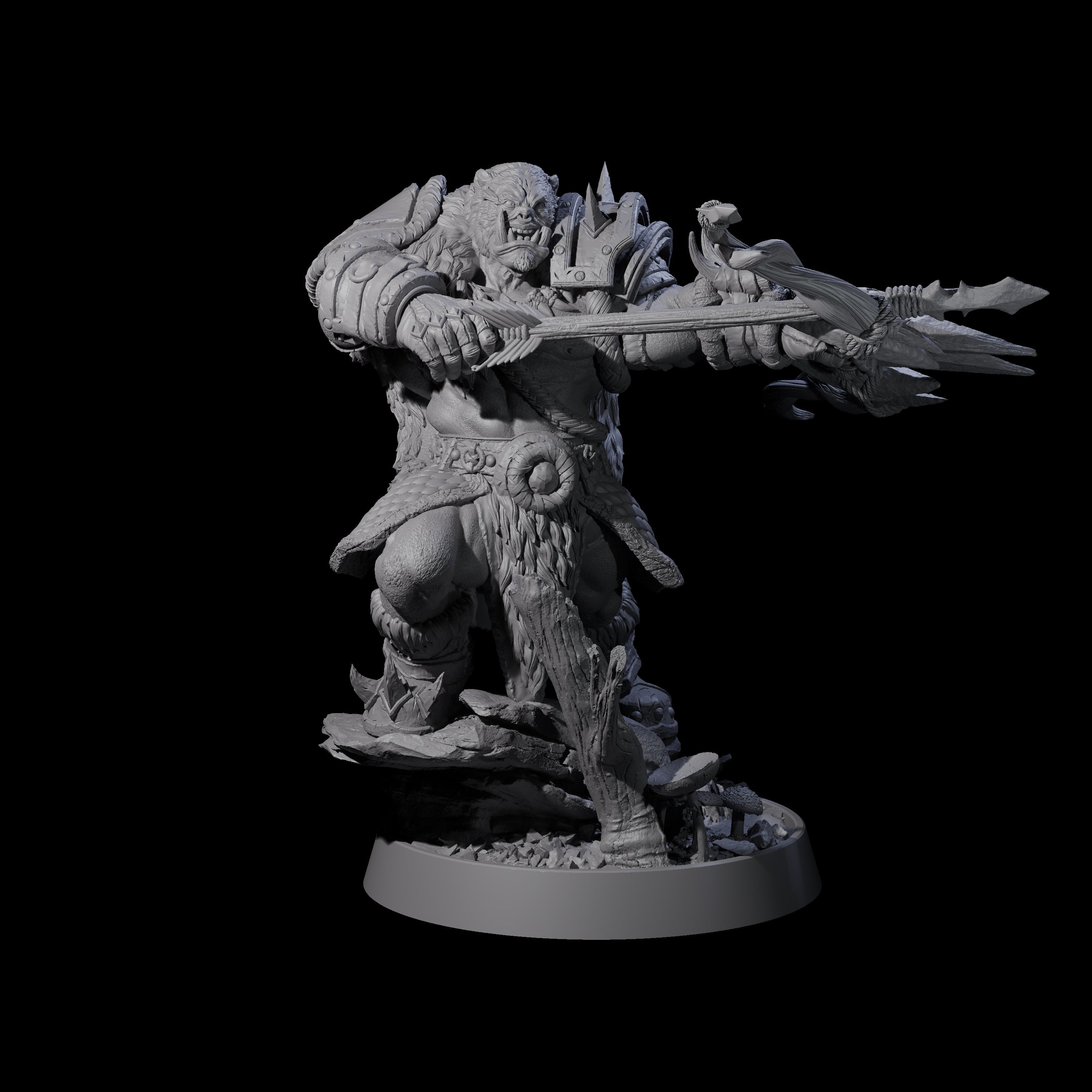 Honorable Orc of the East I Miniature for Dungeons and Dragons, Pathfinder or other TTRPGs