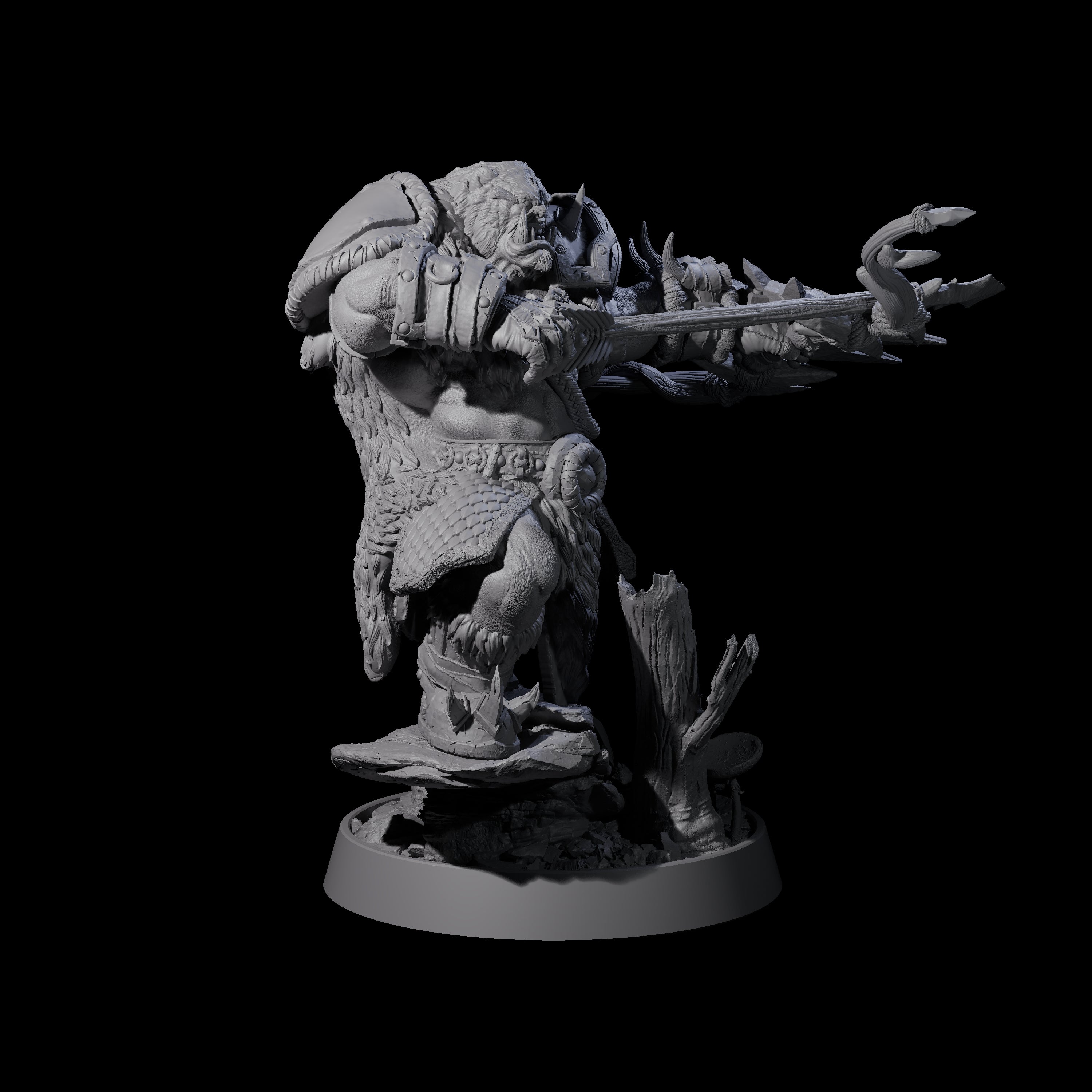Honorable Orc of the East I Miniature for Dungeons and Dragons, Pathfinder or other TTRPGs
