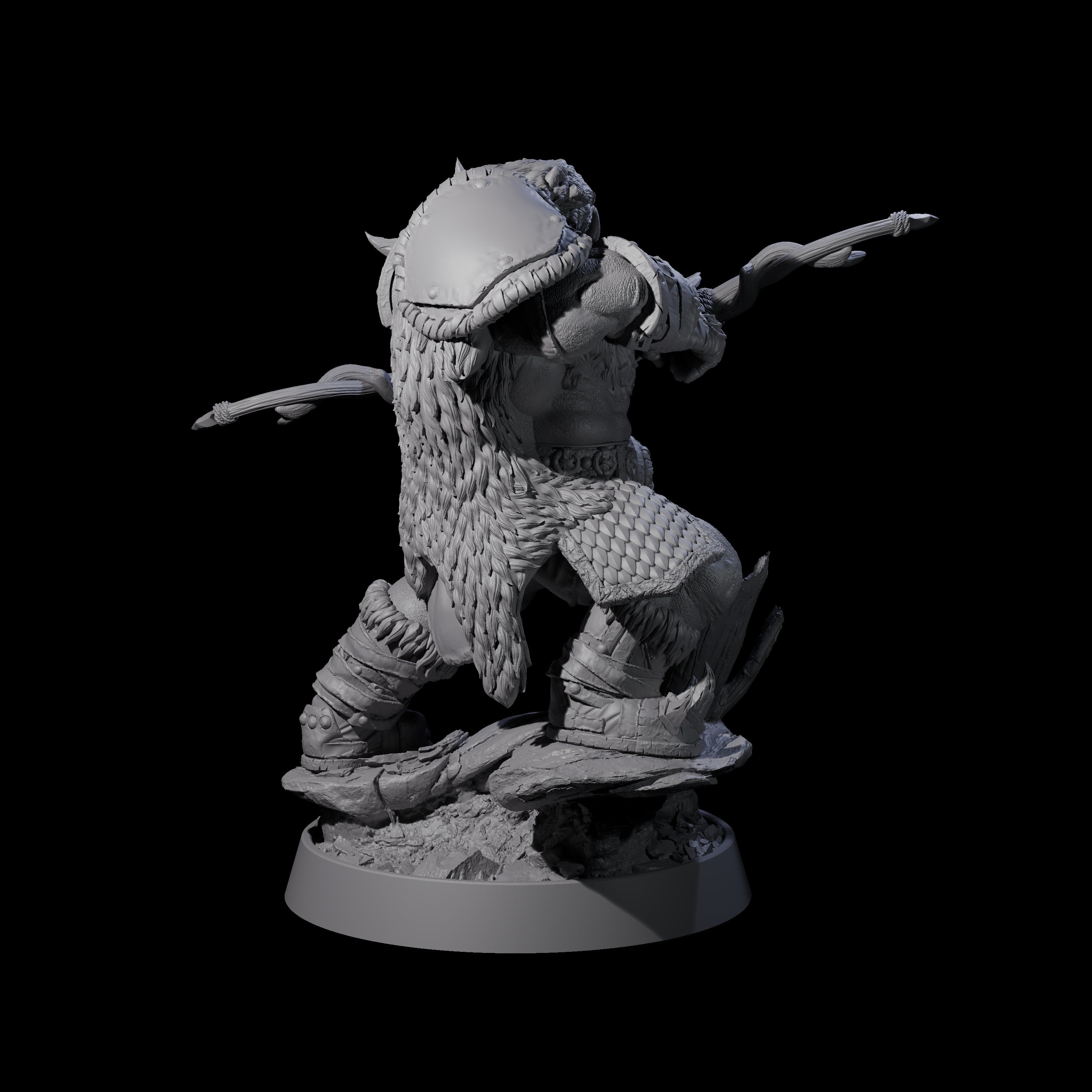 Honorable Orc of the East I Miniature for Dungeons and Dragons, Pathfinder or other TTRPGs