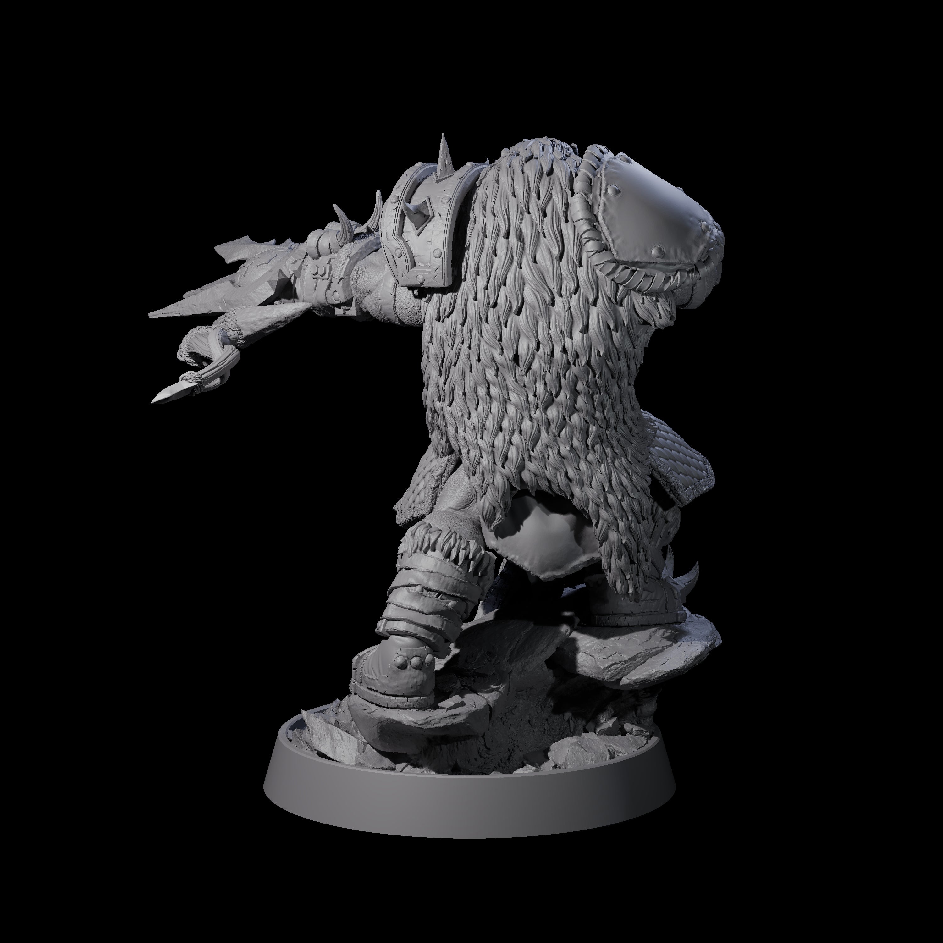 Honorable Orc of the East I Miniature for Dungeons and Dragons, Pathfinder or other TTRPGs