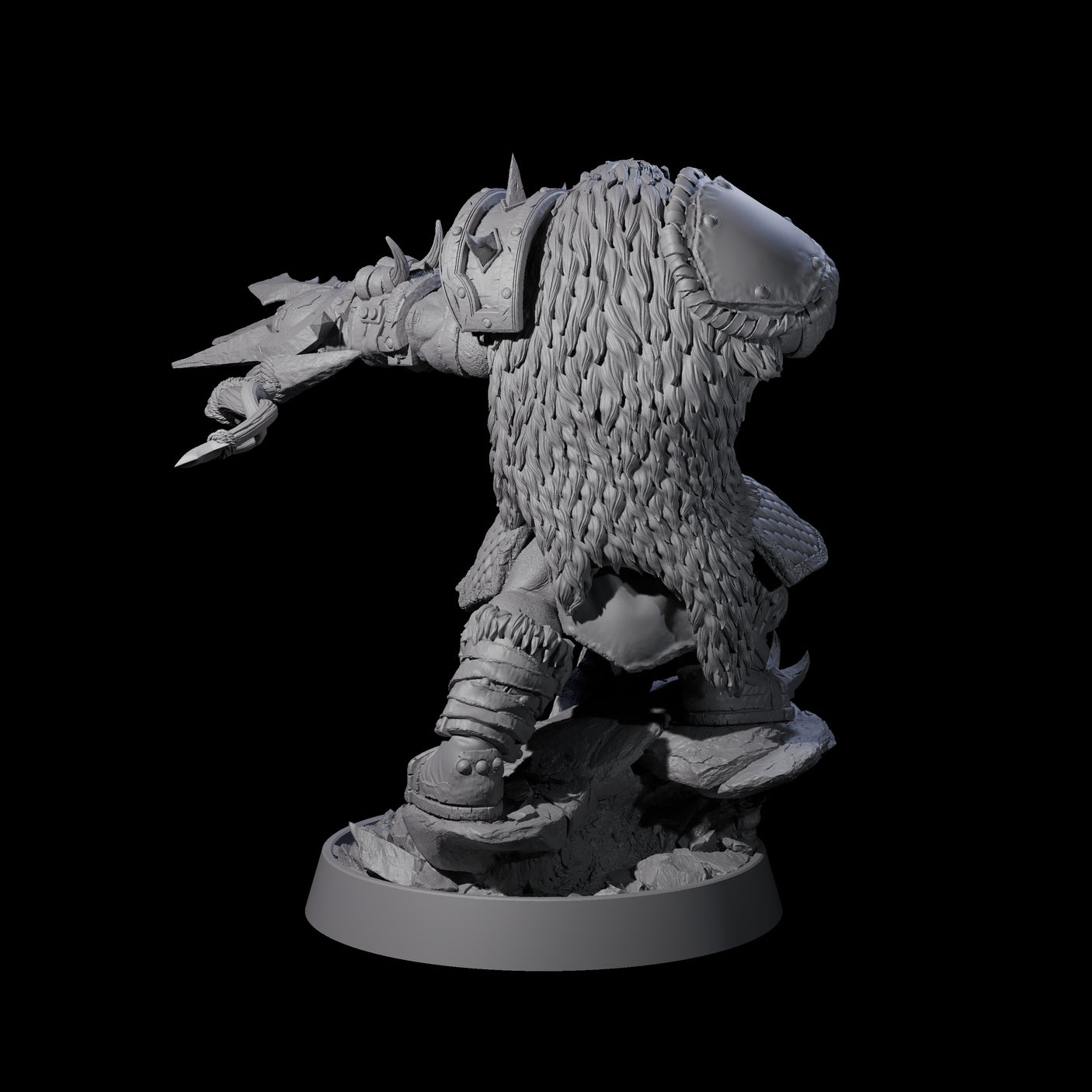 Honorable Orc of the East I Miniature for Dungeons and Dragons, Pathfinder or other TTRPGs