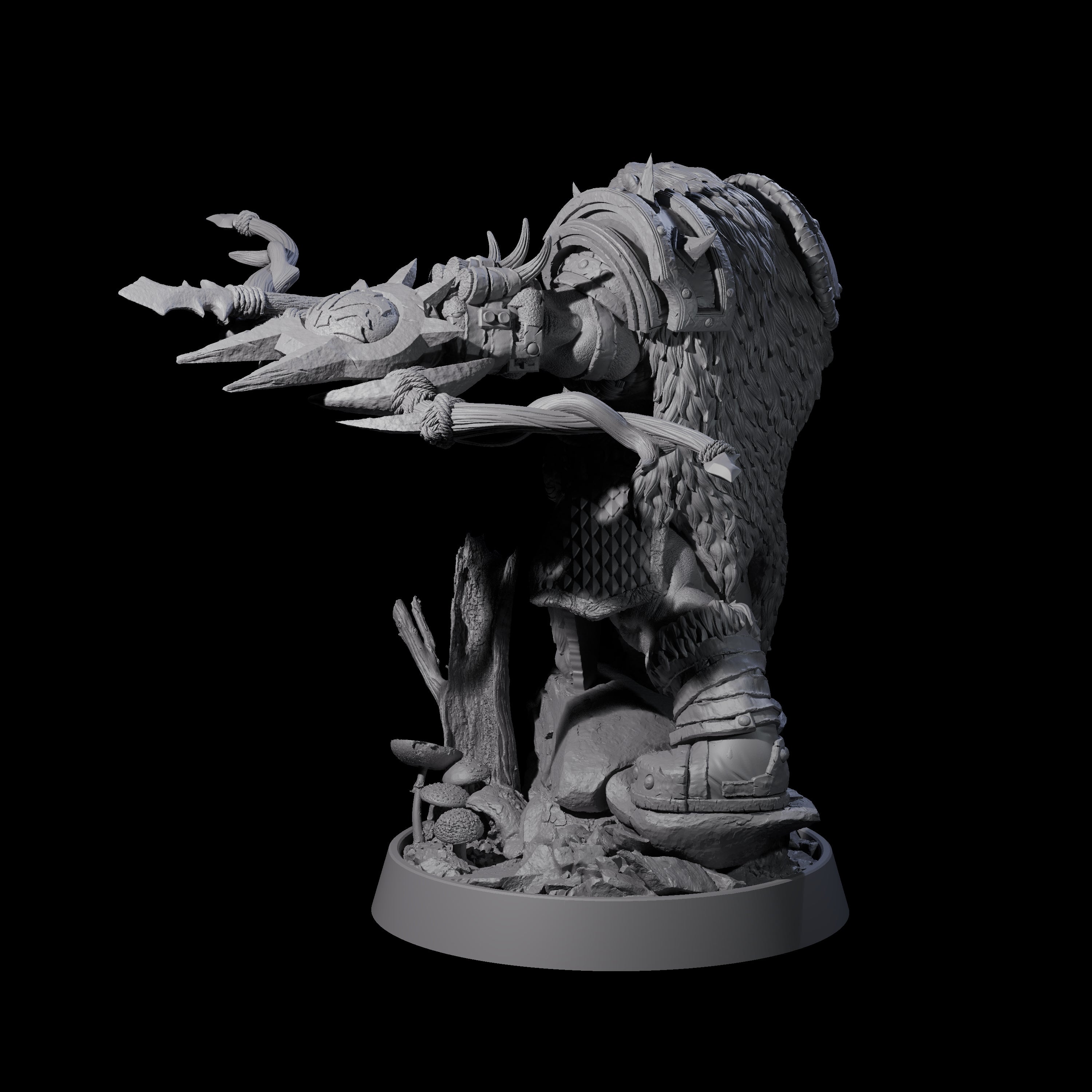 Honorable Orc of the East I Miniature for Dungeons and Dragons, Pathfinder or other TTRPGs