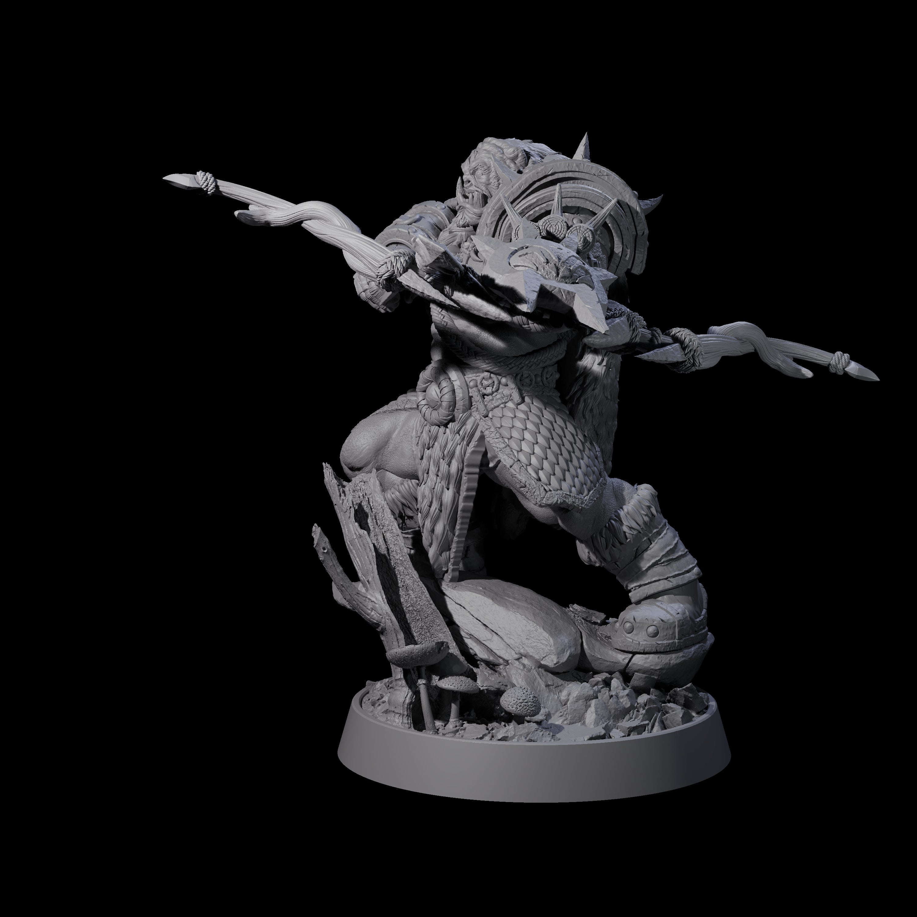 Honorable Orc of the East I Miniature for Dungeons and Dragons, Pathfinder or other TTRPGs
