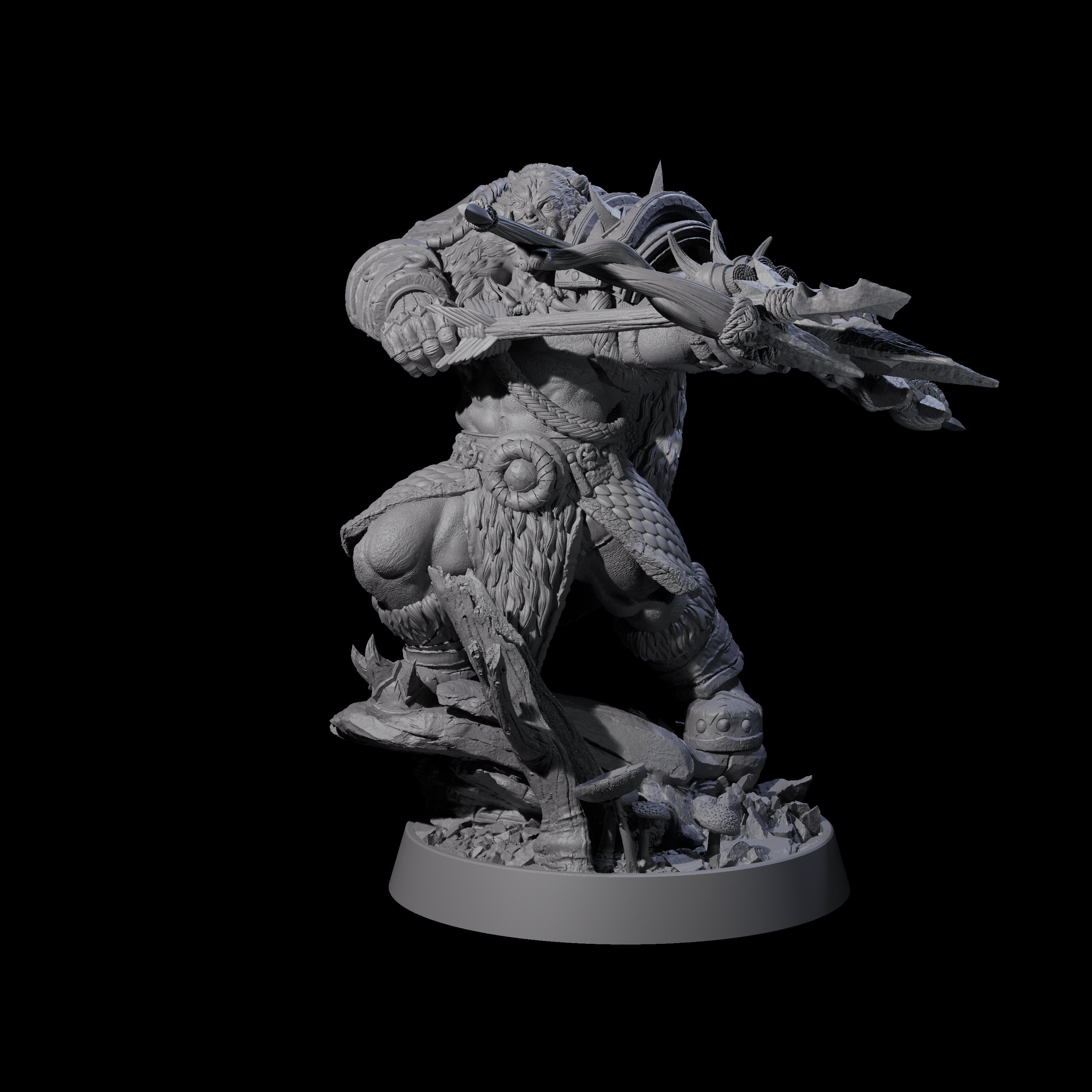 Honorable Orc of the East I Miniature for Dungeons and Dragons, Pathfinder or other TTRPGs