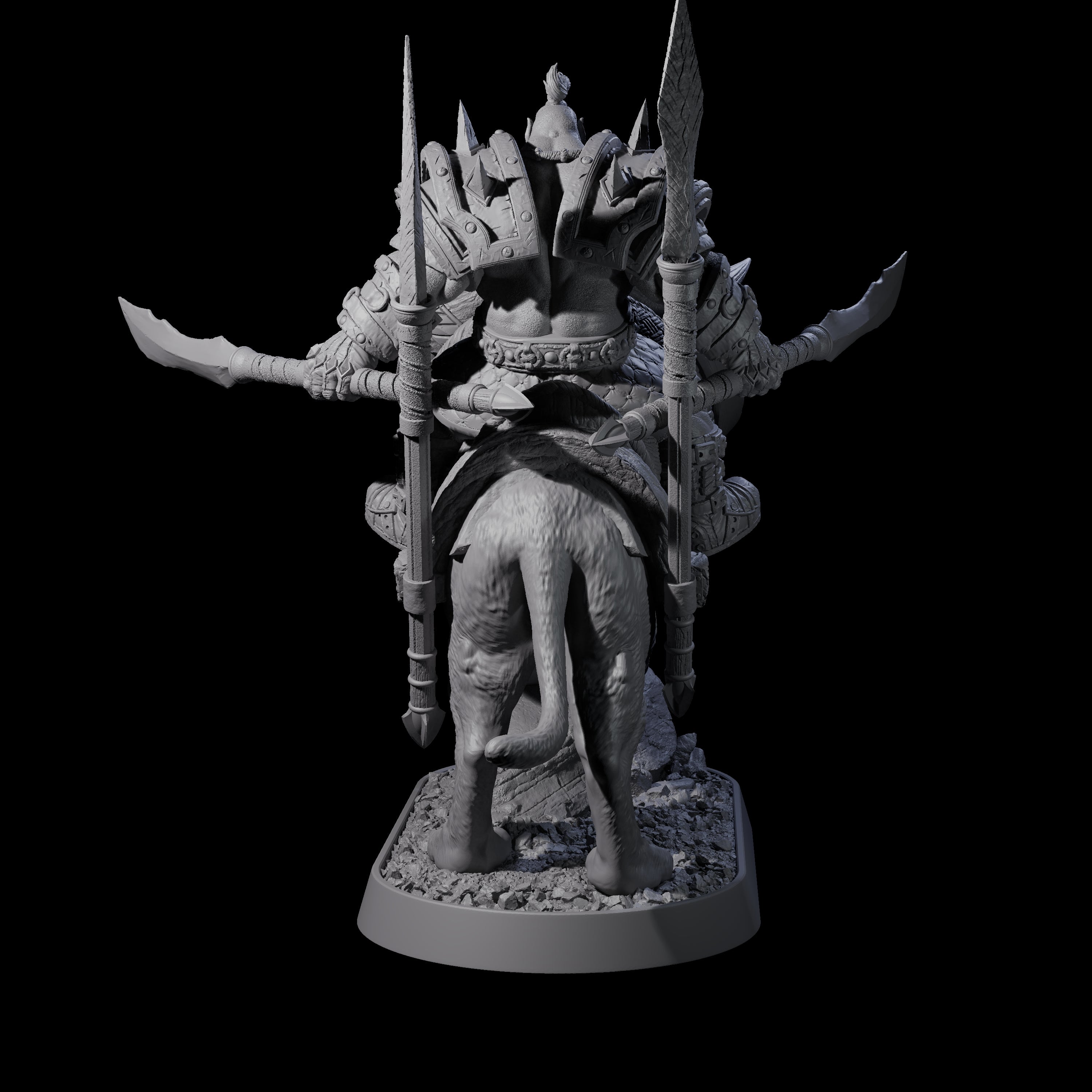 Honorable Orc of the East J Miniature for Dungeons and Dragons, Pathfinder or other TTRPGs