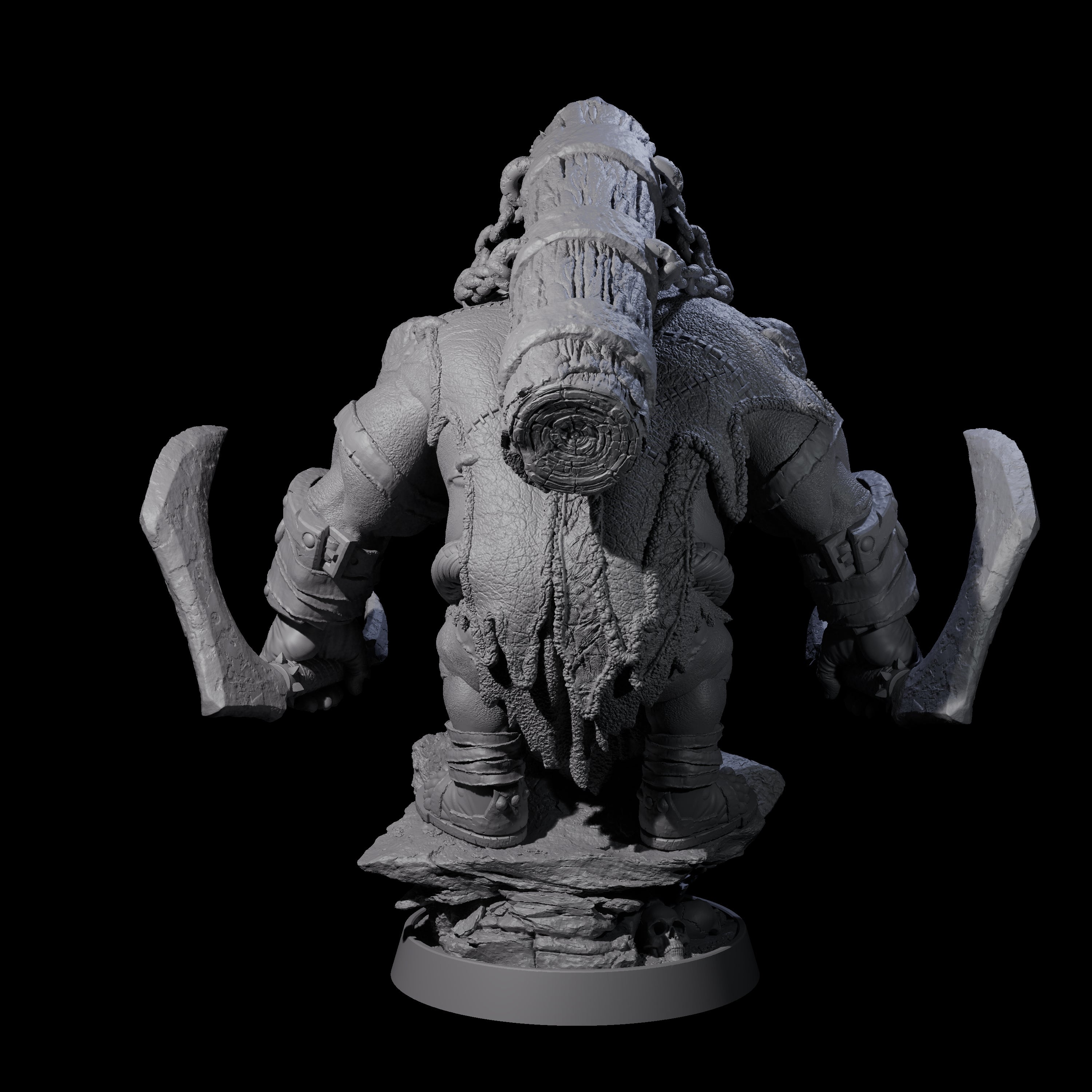 Honorable Orc of the East K Miniature for Dungeons and Dragons, Pathfinder or other TTRPGs