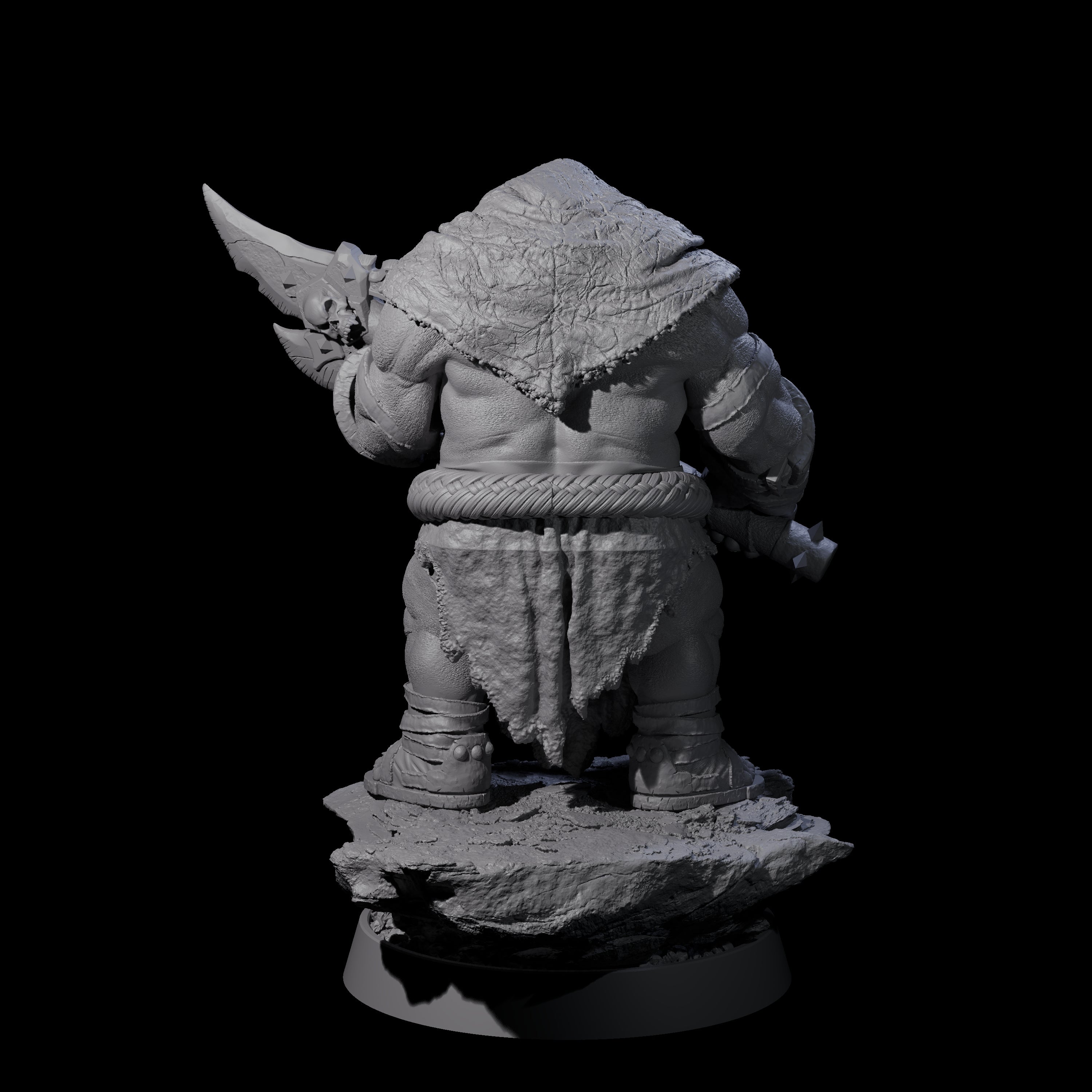 Honorable Orc of the East L Miniature for Dungeons and Dragons, Pathfinder or other TTRPGs