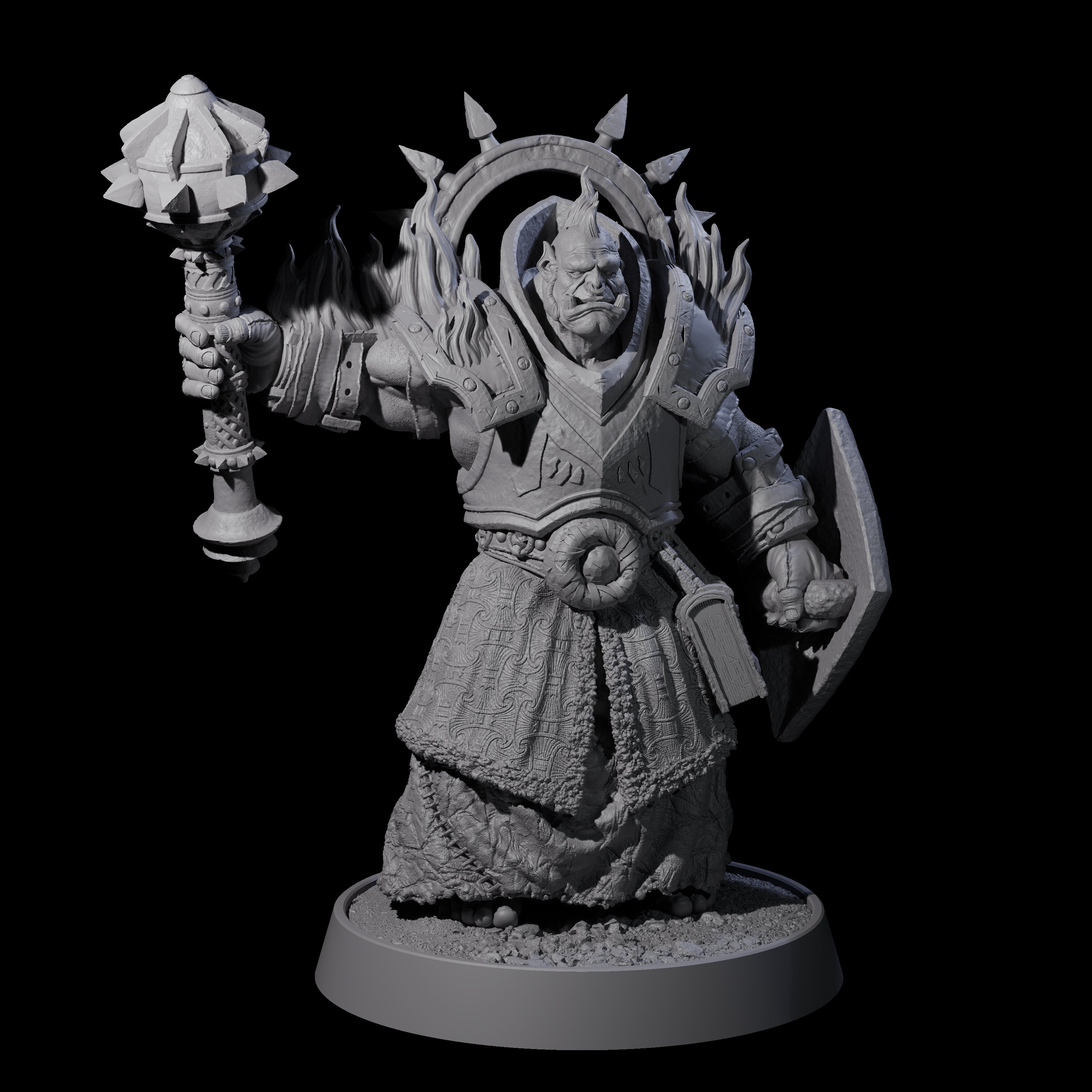 Honorable Orc of the East M Miniature for Dungeons and Dragons, Pathfinder or other TTRPGs