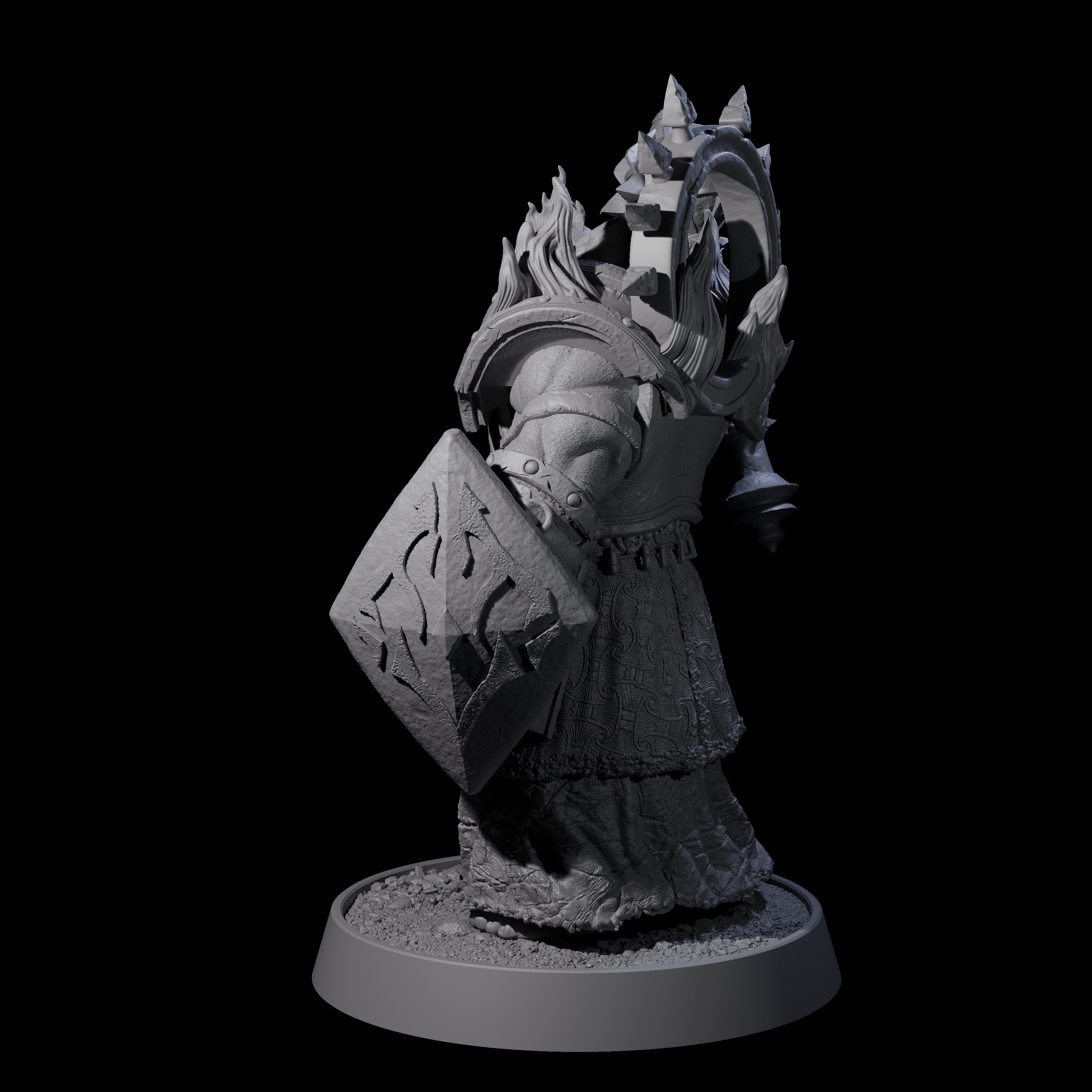 Honorable Orc of the East M Miniature for Dungeons and Dragons, Pathfinder or other TTRPGs