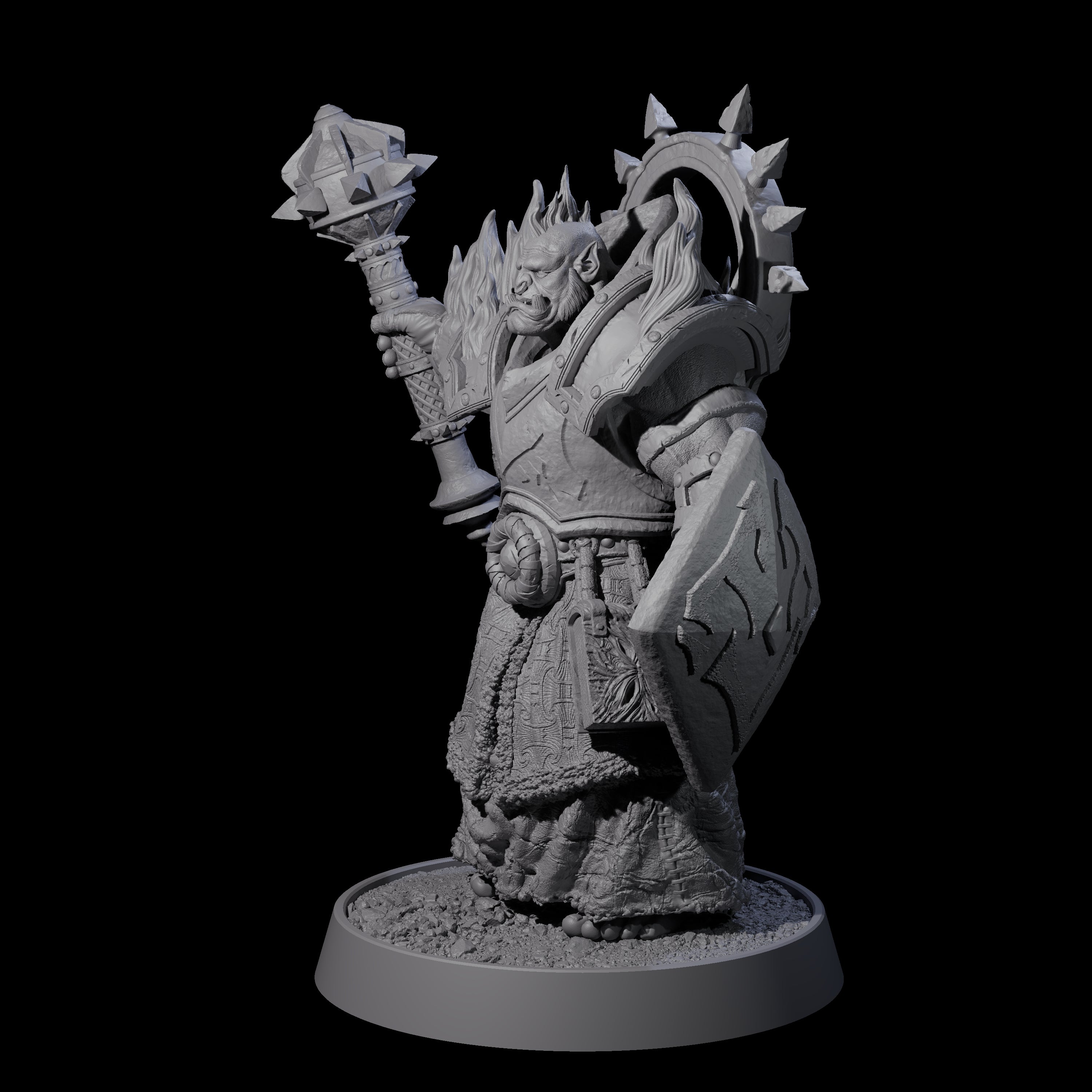 Honorable Orc of the East M Miniature for Dungeons and Dragons, Pathfinder or other TTRPGs