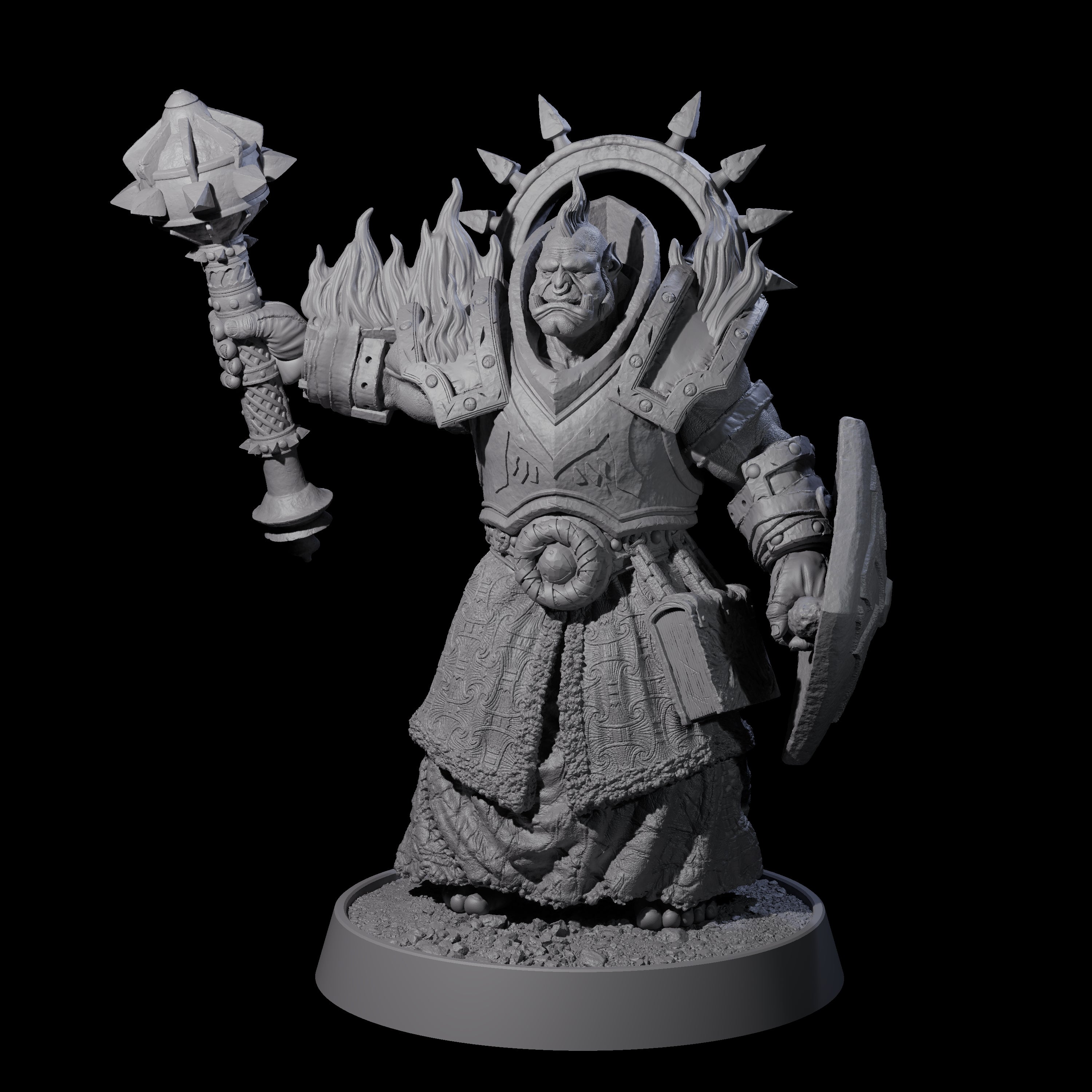 Honorable Orc of the East M Miniature for Dungeons and Dragons, Pathfinder or other TTRPGs