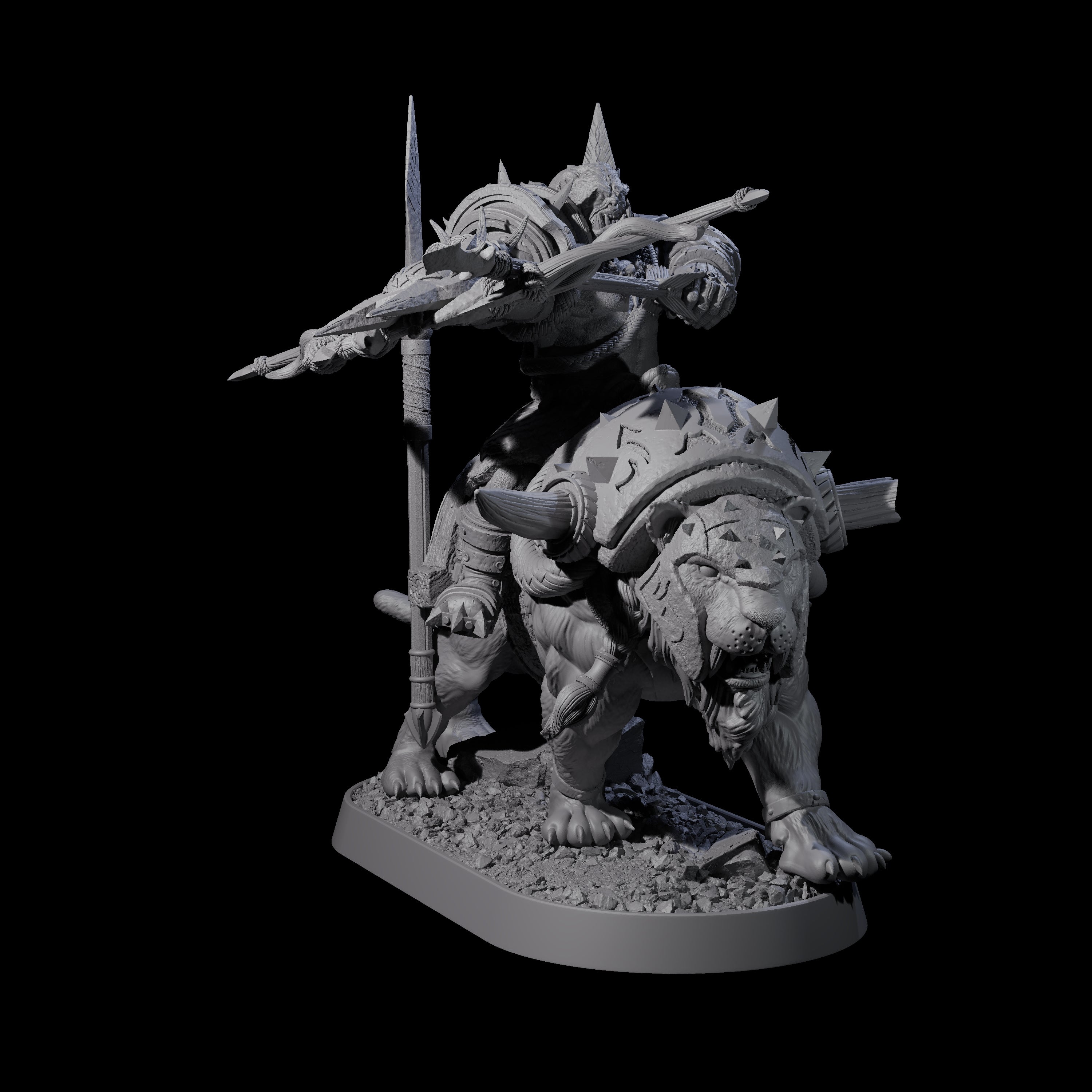 Honorable Orc of the East N Miniature for Dungeons and Dragons, Pathfinder or other TTRPGs